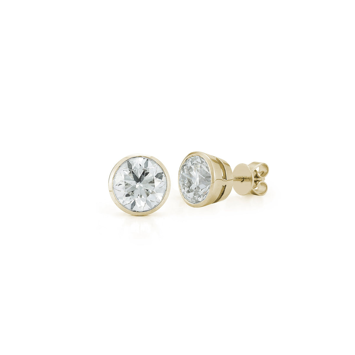 DRD Diamond Solitaire Studs 3.00 Ct. Total Weight