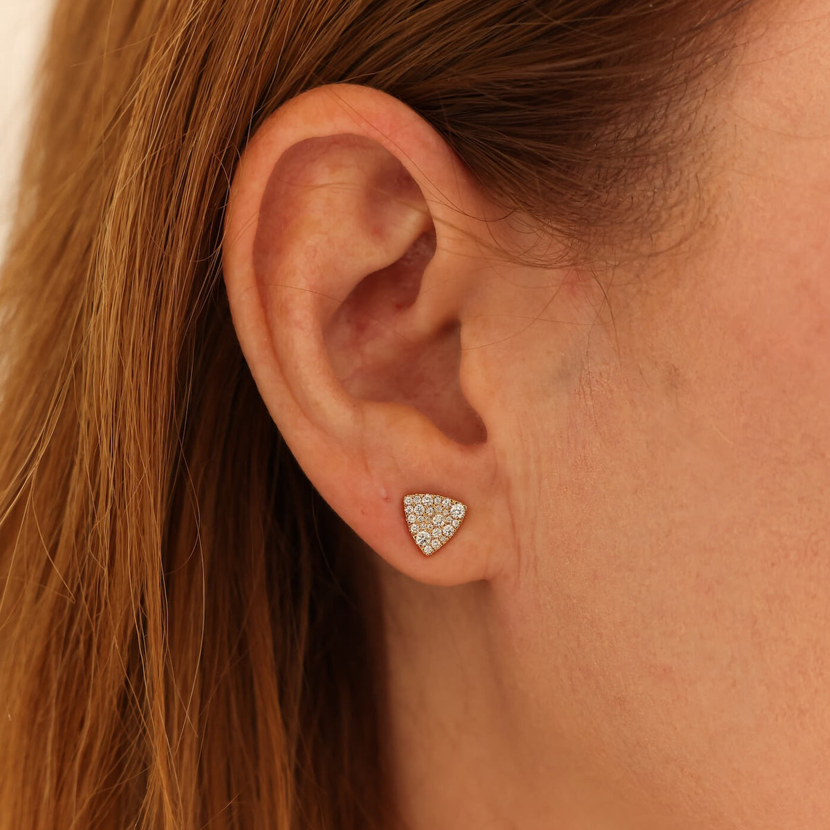 Emily Sarah Large Triangle Studs
