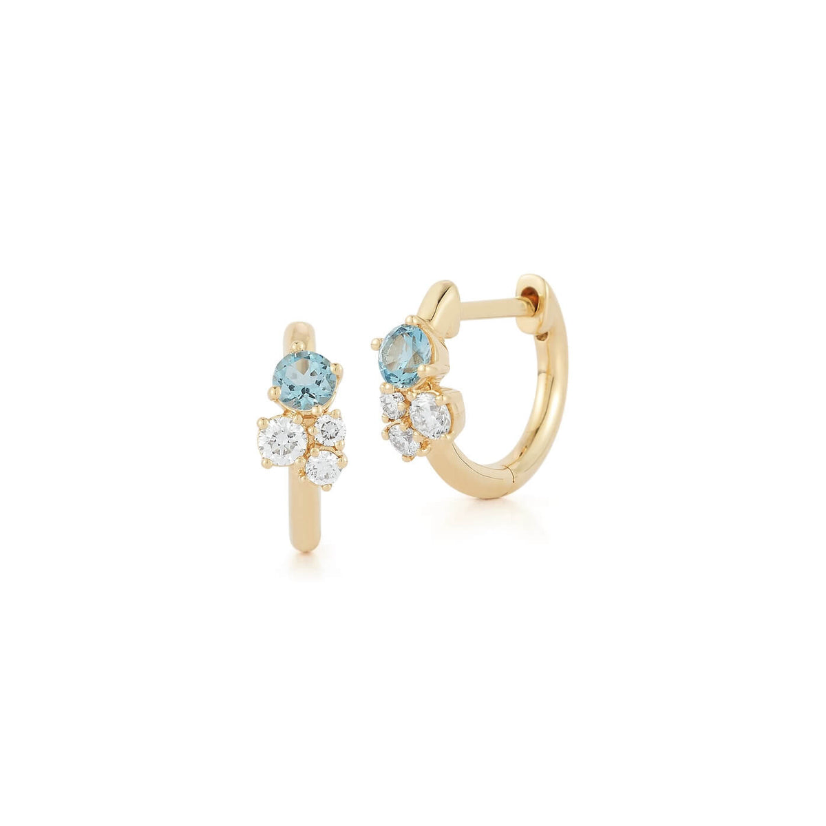 DRD Birthstone Huggies - December