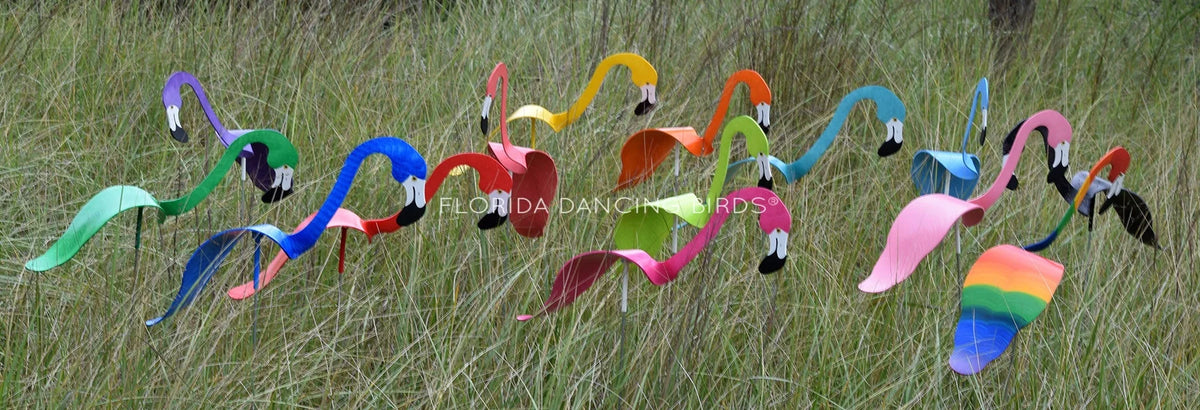 Florida Dancing Birds® Flock of Flamingos - Buy 3 or more and get 15% off