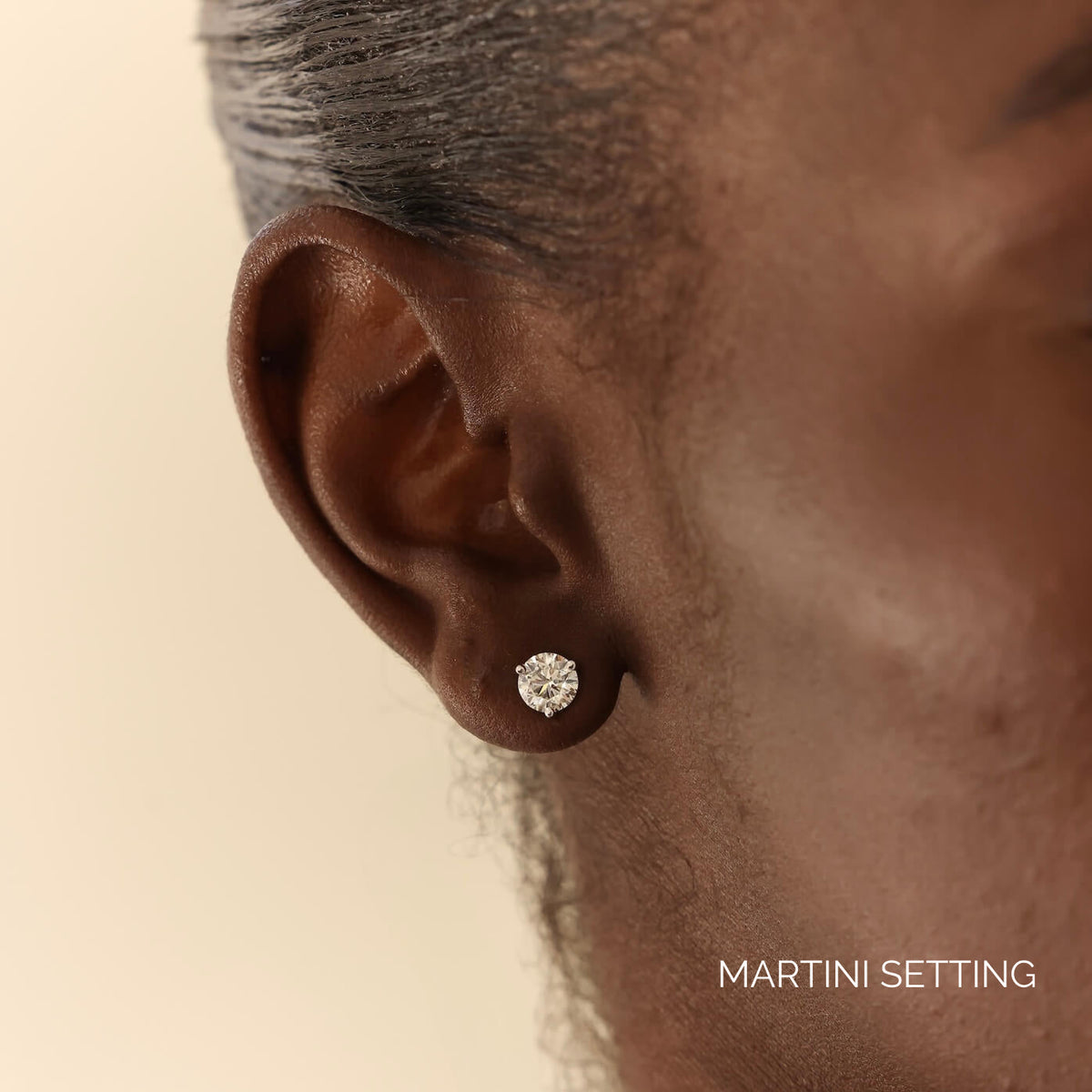 DRD Diamond Solitaire Studs 1.80 Ct. Total Weight