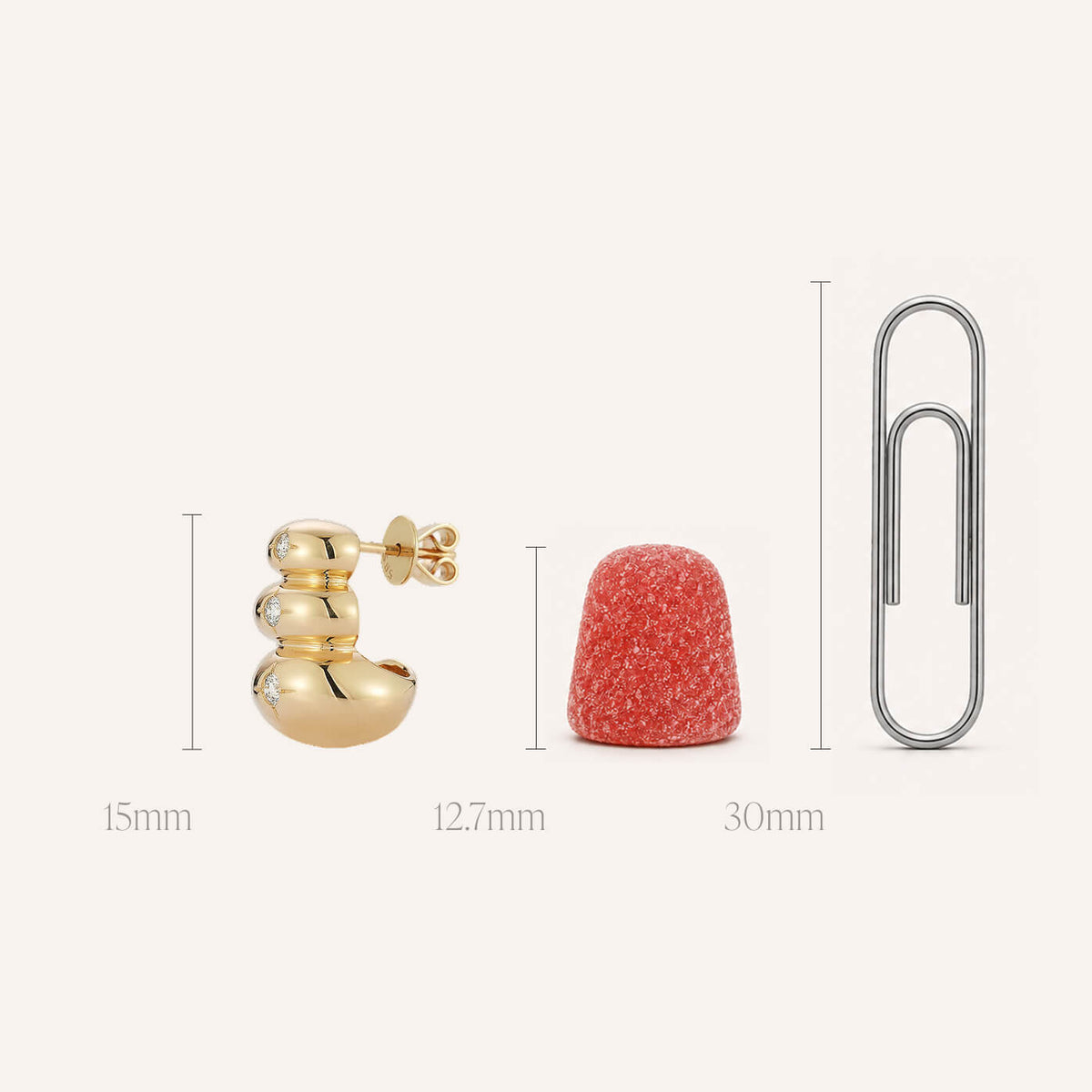 Cynthia Rose Stacked Studs