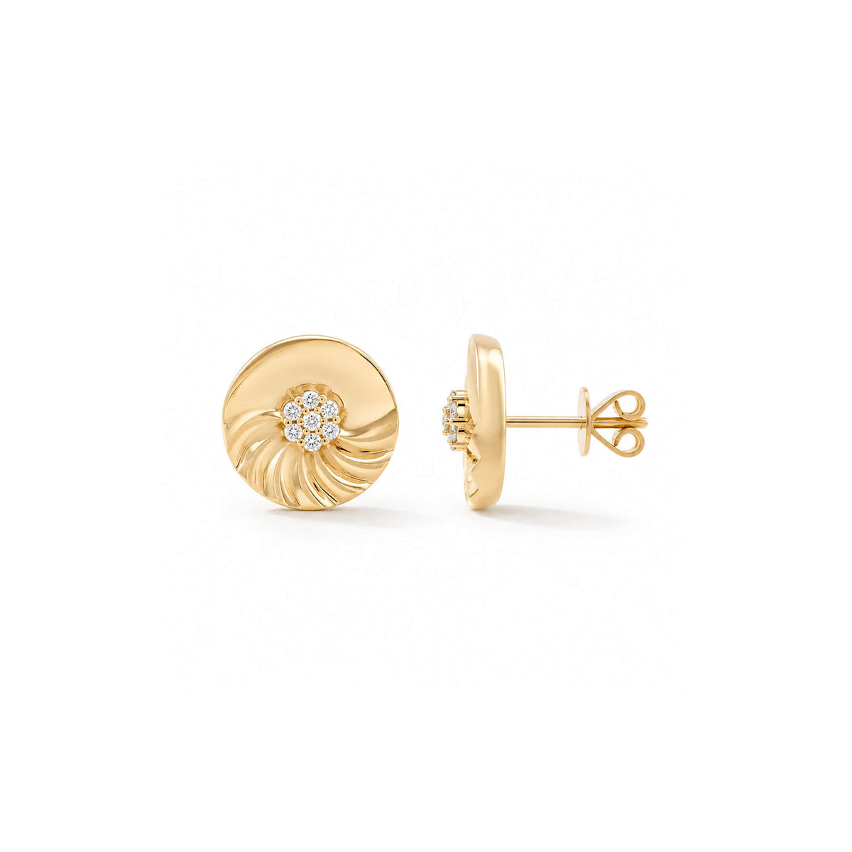 Zoe Louise Split Spiral Studs