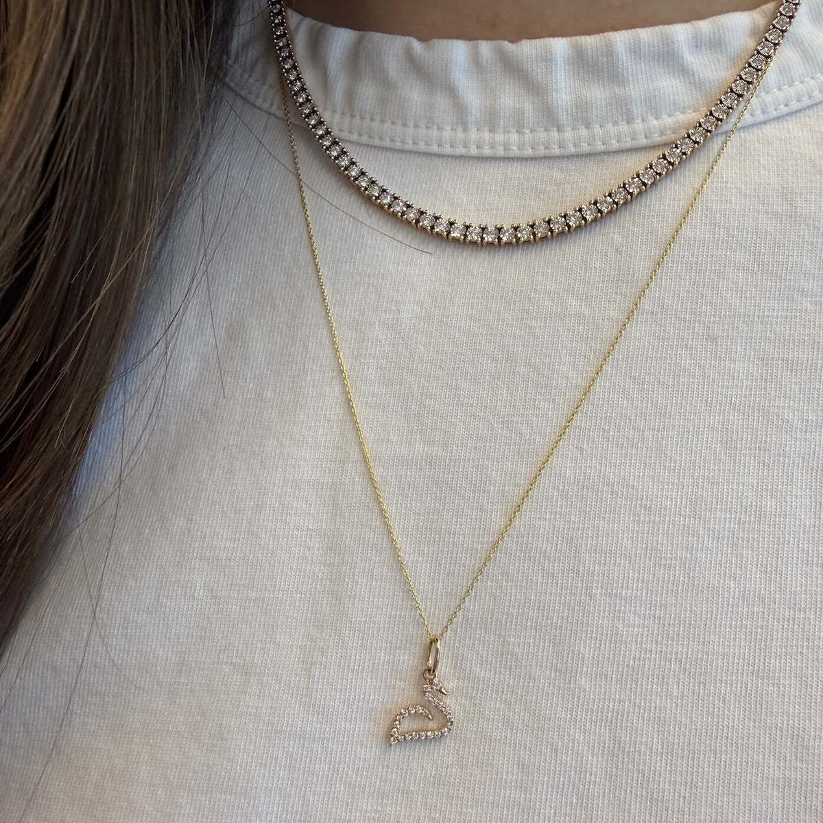 DRD Swan Charm