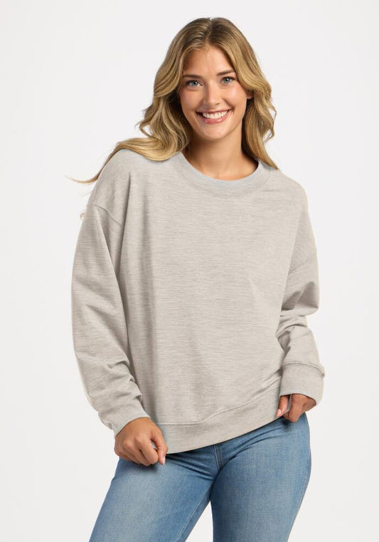 Molly Crewneck - Light Ash
