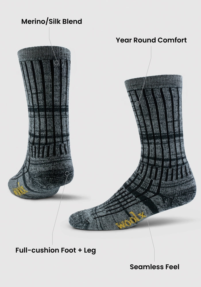 Womens Joey Mid Calf Socks - Warm Violet