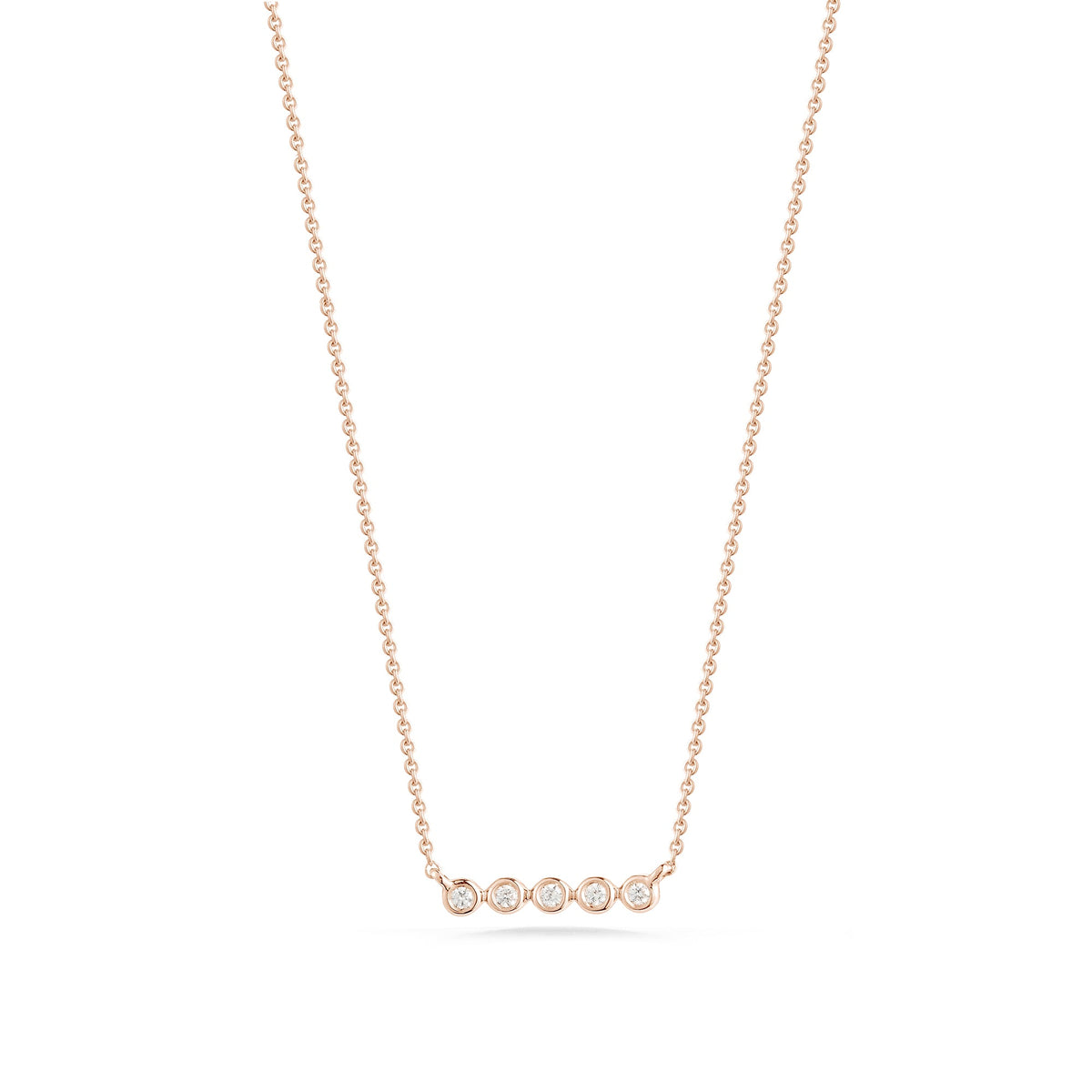 Lulu Jack Mini Bezel Bar Necklace