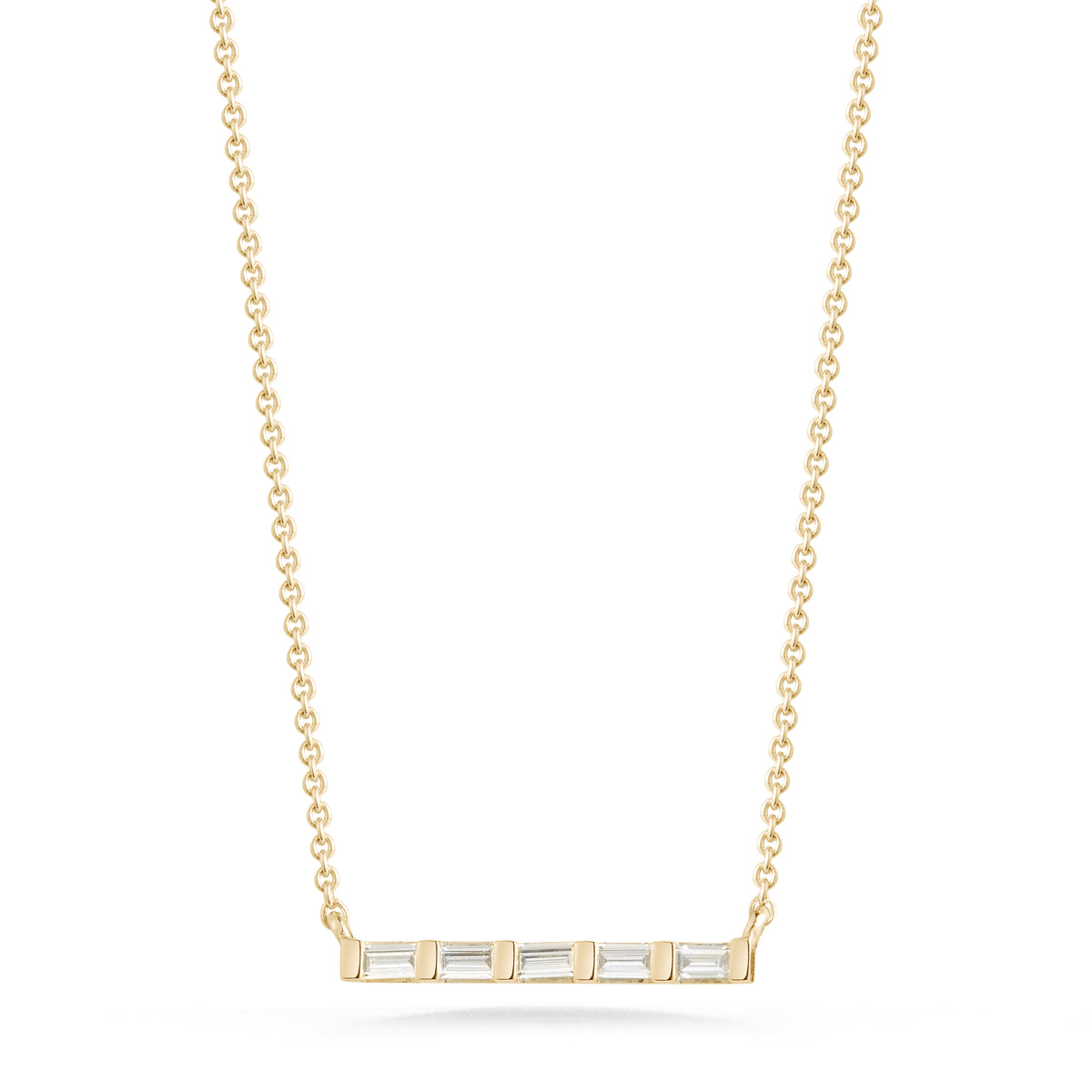 Sadie Pearl Diamond Bar Necklace