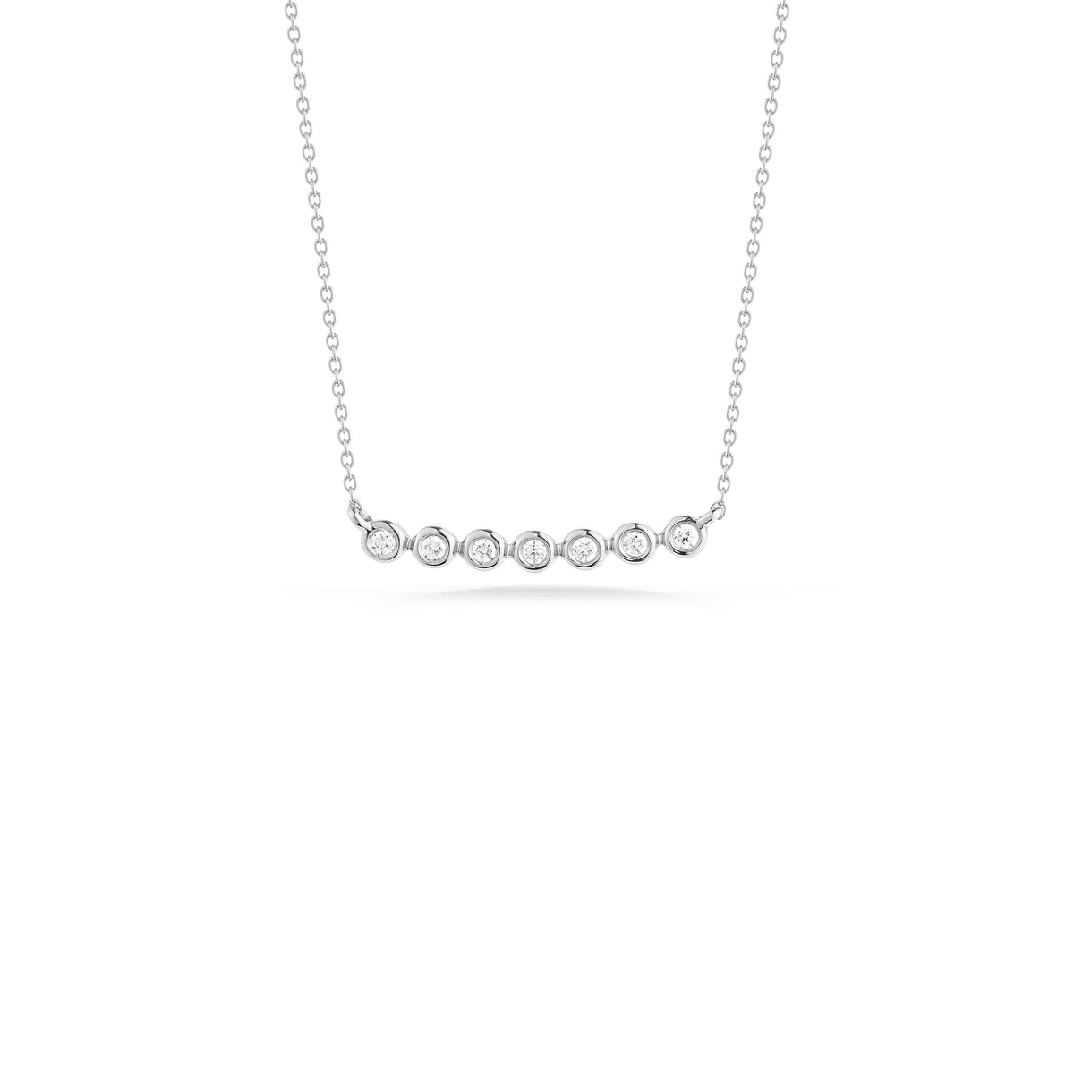 Lulu Jack Bezel Bar Necklace