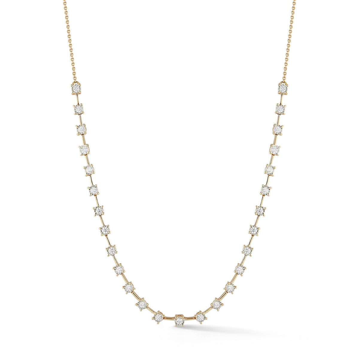 Ava Bea Interval Tennis Necklace