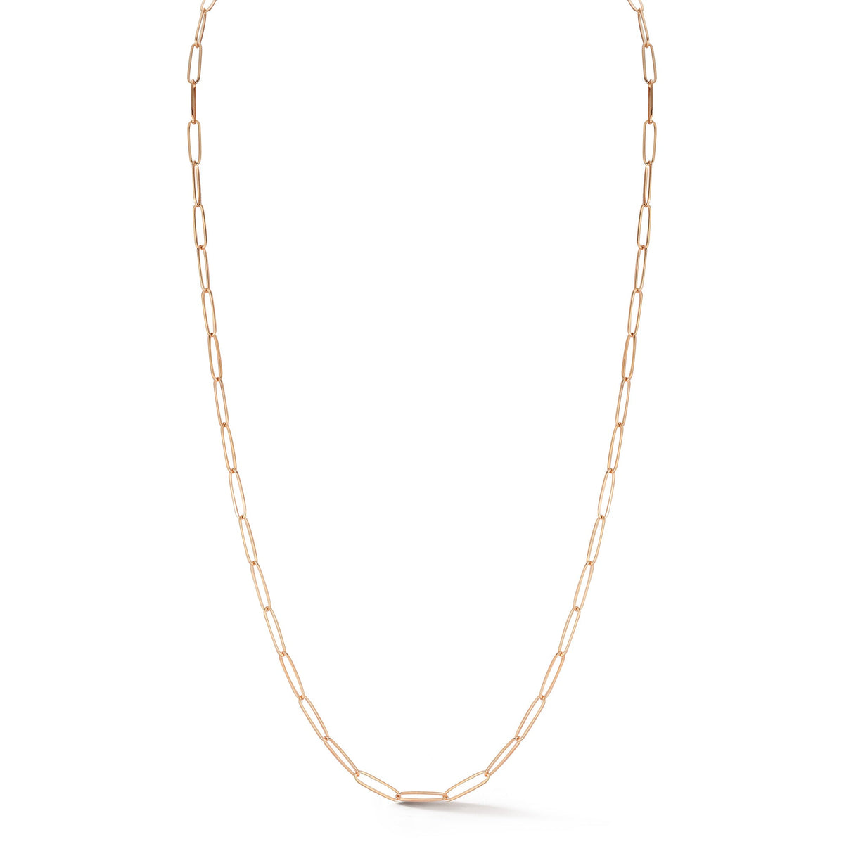 14k Rose Gold Paperclip Chain-20" ($795)