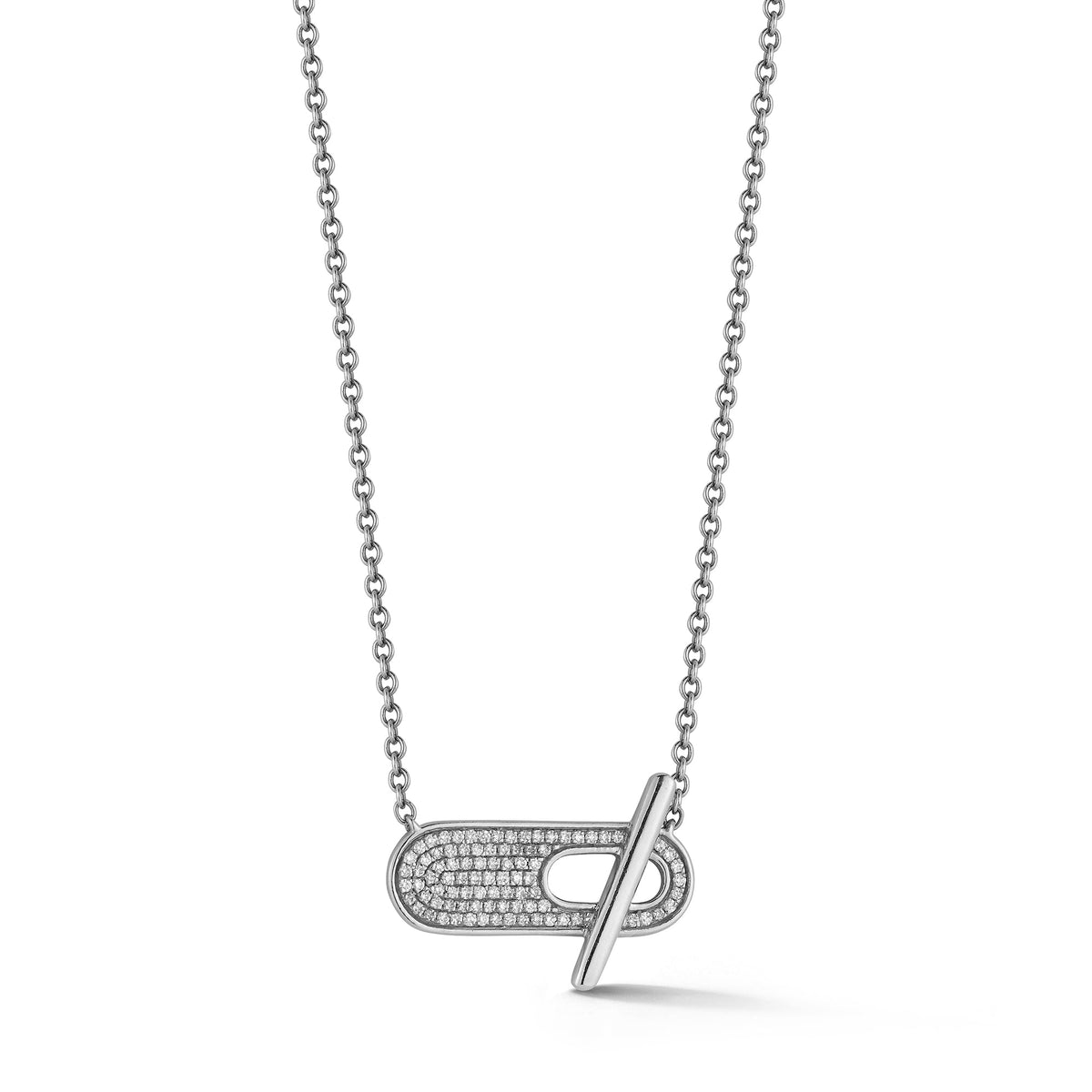 Sylvie Rose Pavé Toggle Necklace