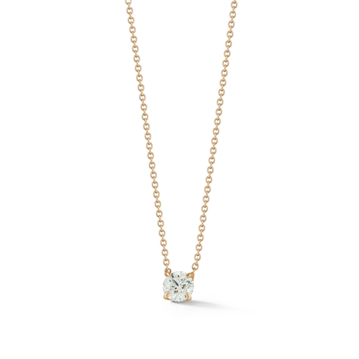 DRD 0.50 ct. Round Diamond Solitaire Necklace