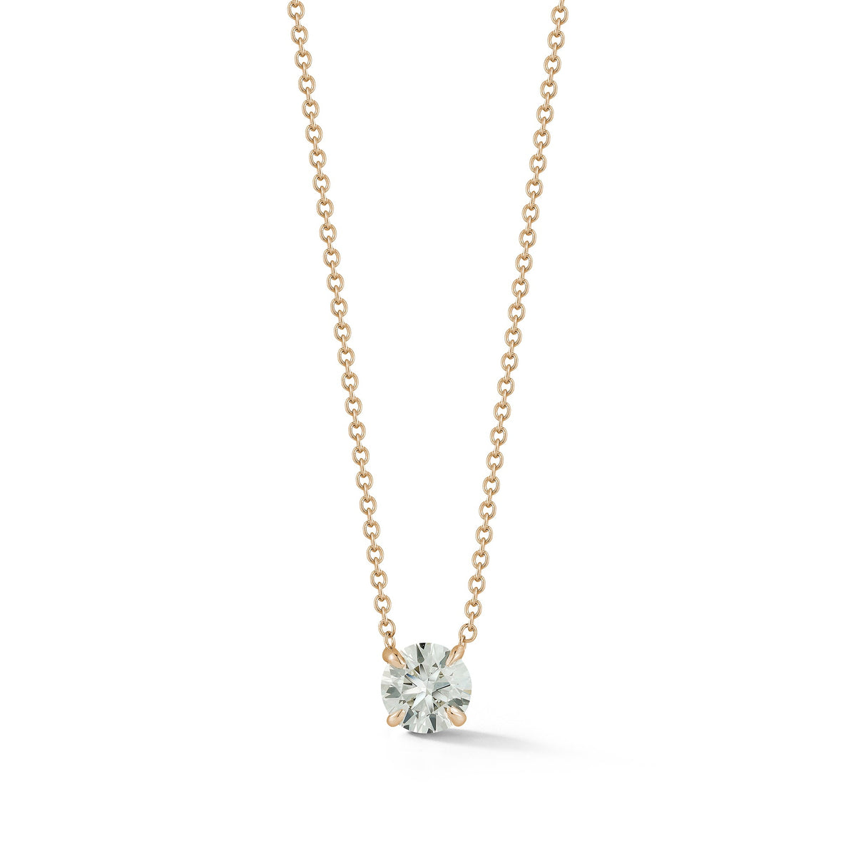 DRD 0.70 ct. Round Diamond Solitaire Necklace