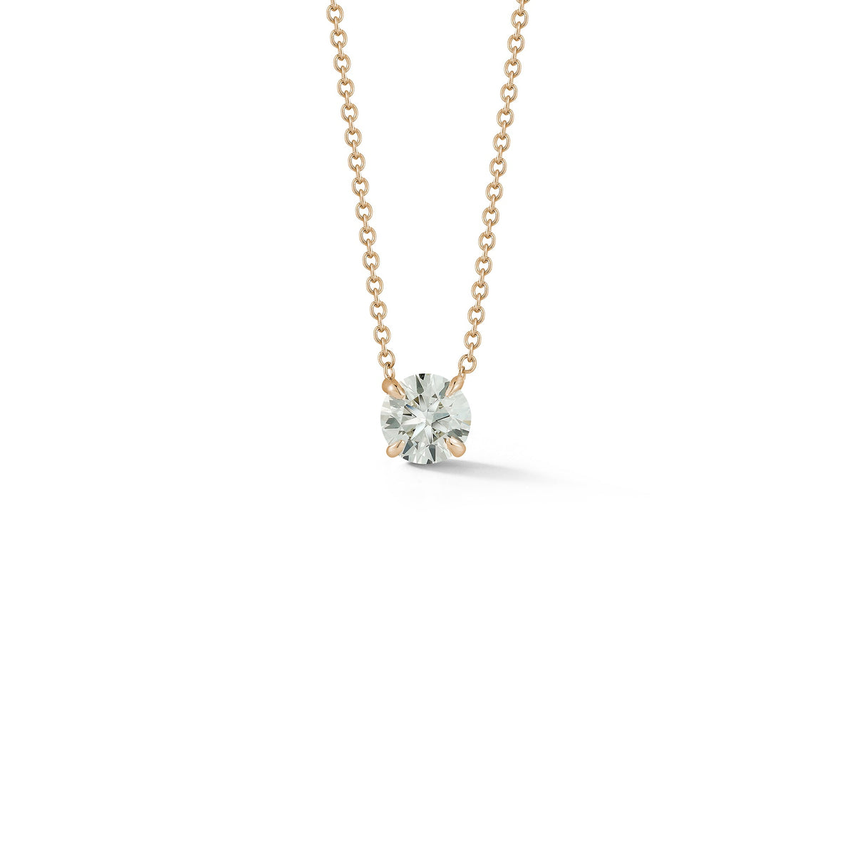 DRD 0.70 ct. Round Diamond Solitaire Necklace