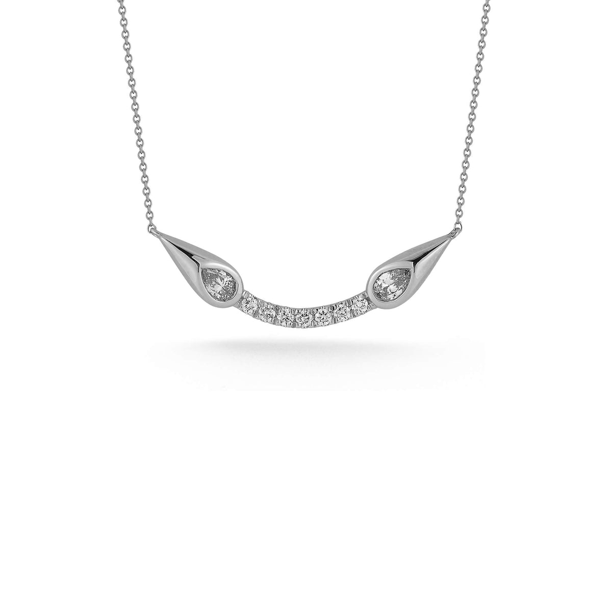 Taylor Elaine Curved Bar Necklace