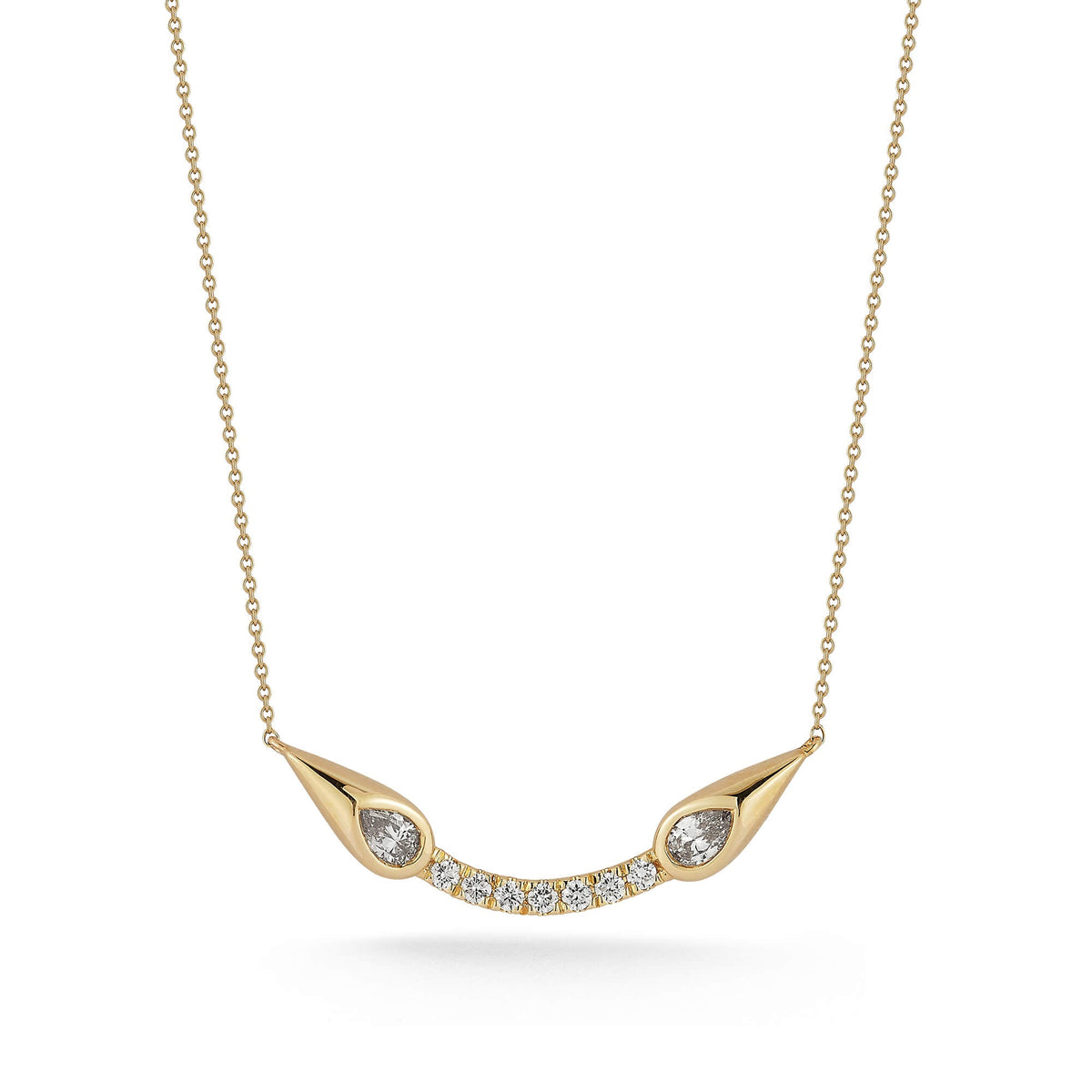 Taylor Elaine Curved Bar Necklace