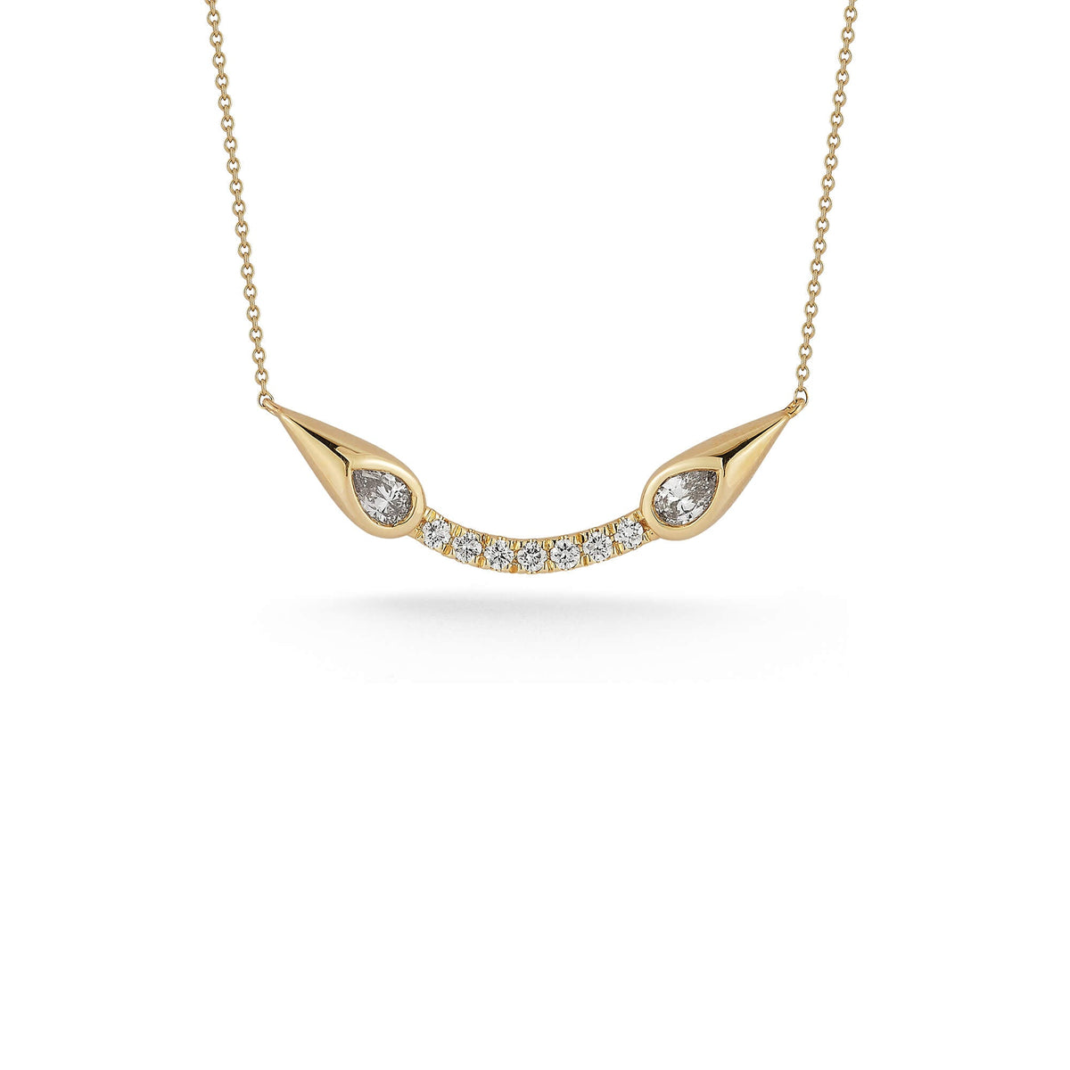 Taylor Elaine Curved Bar Necklace