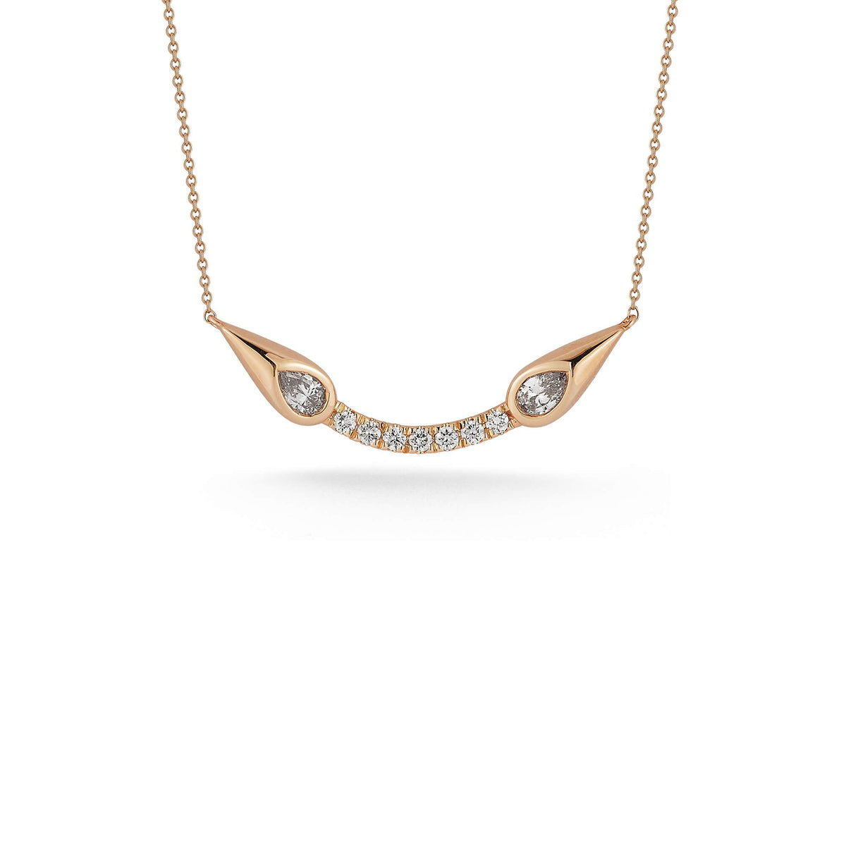 Taylor Elaine Curved Bar Necklace