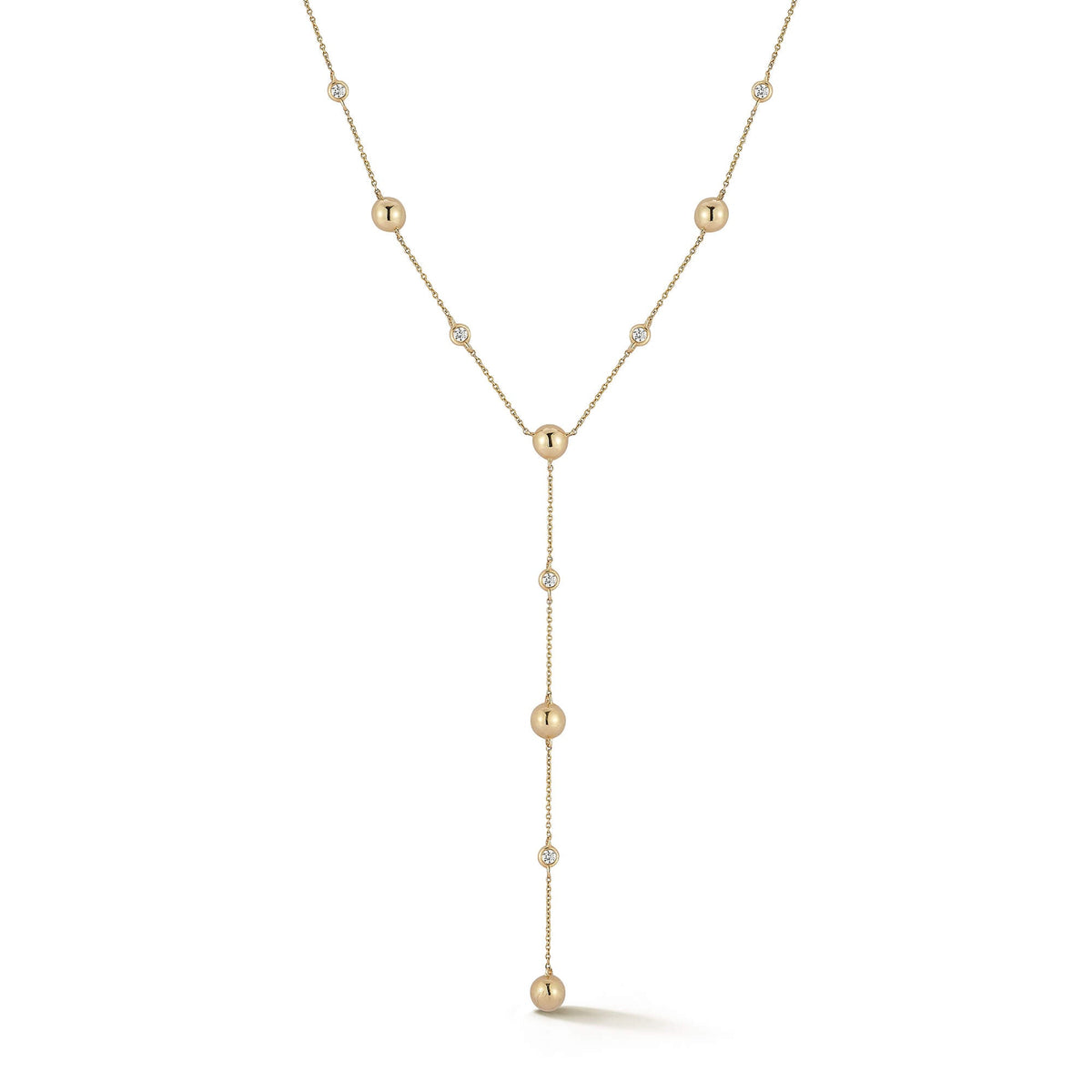 Poppy Rae Pebble Lariat Necklace