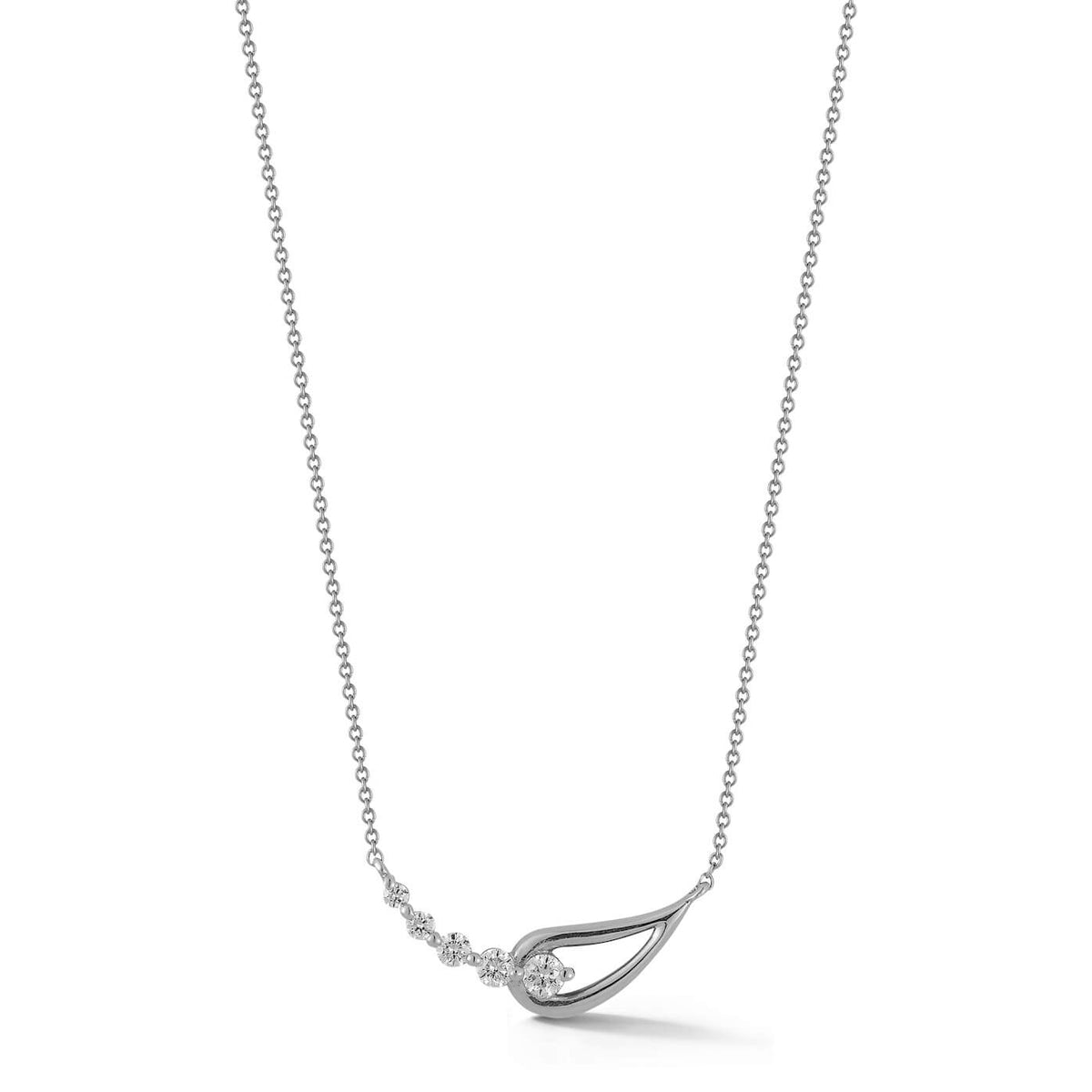 Vivian Lily Mini Interlocking Cascade Necklace