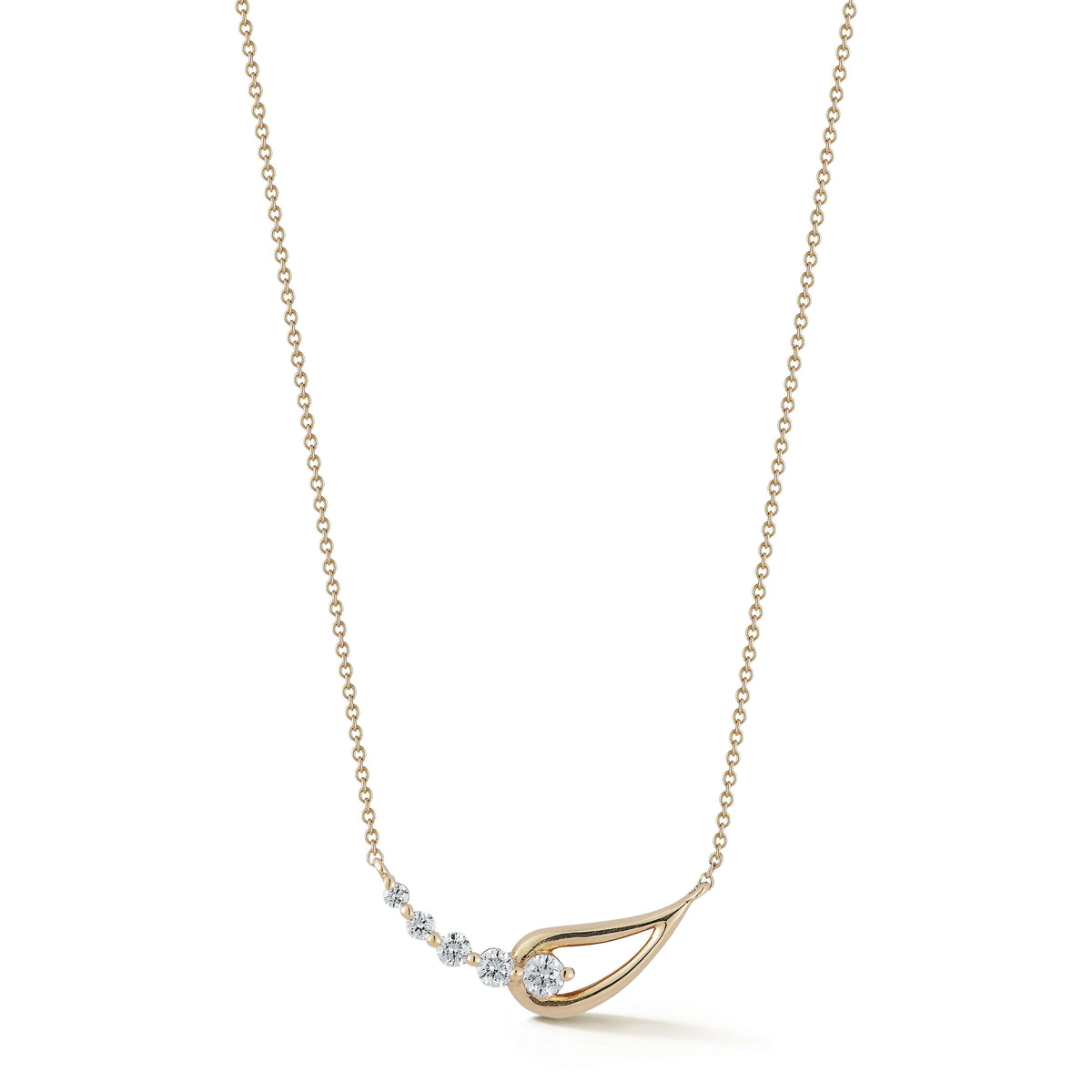 Vivian Lily Mini Interlocking Cascade Necklace