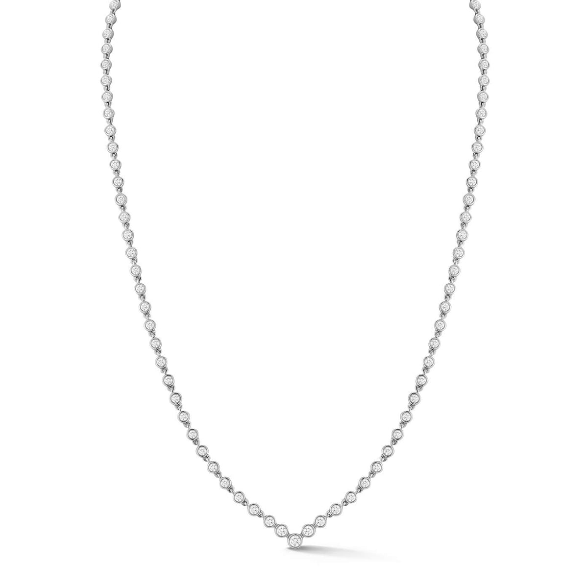 Lulu Jack V Tennis Necklace