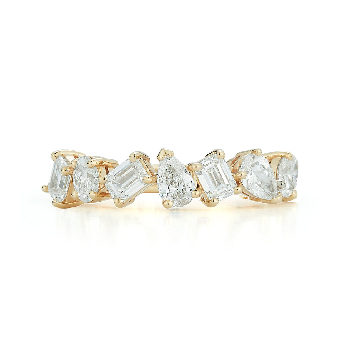 DRD 7 Stone Multi-Shape Ring