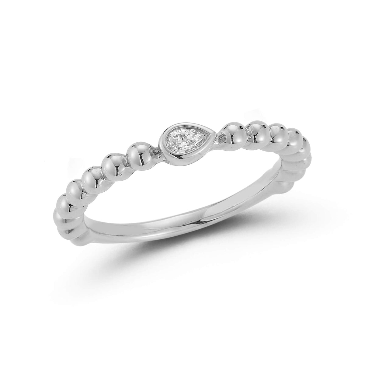 Poppy Rae Bezel Pear Ring