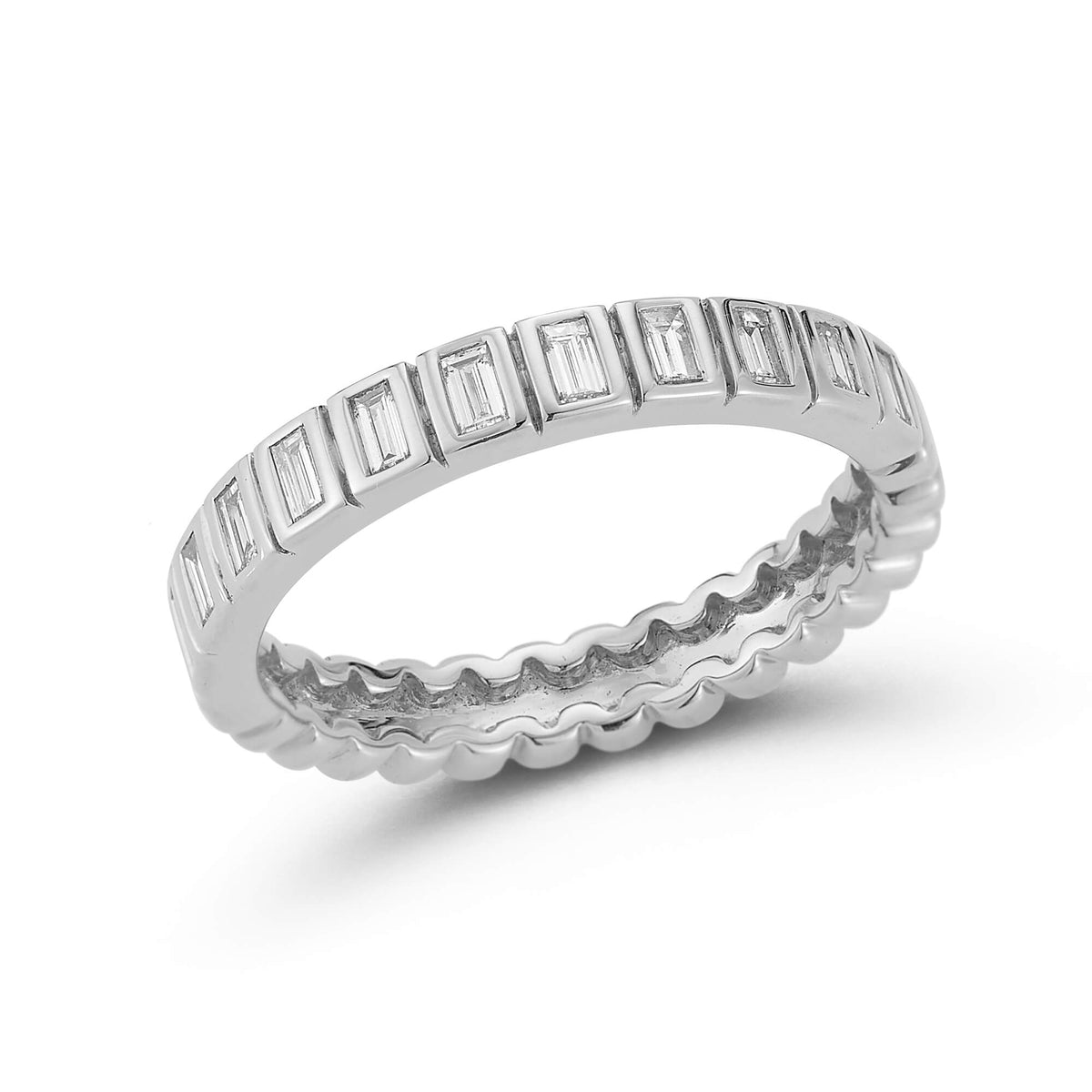 Melody Eden Bezel Baguette Ring