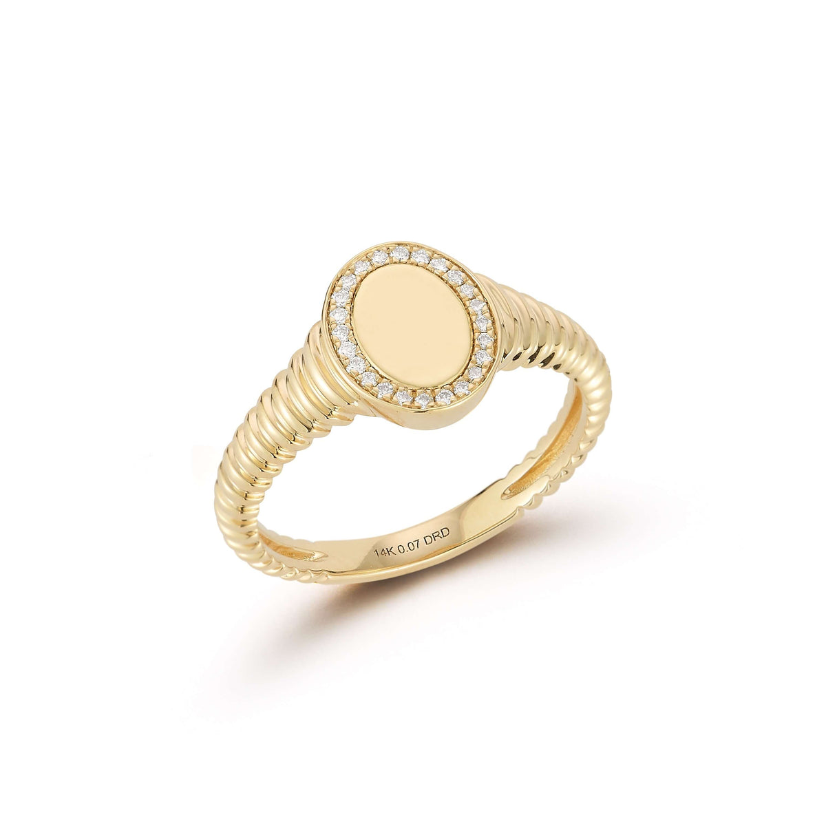 DRD Oval Signet Ring