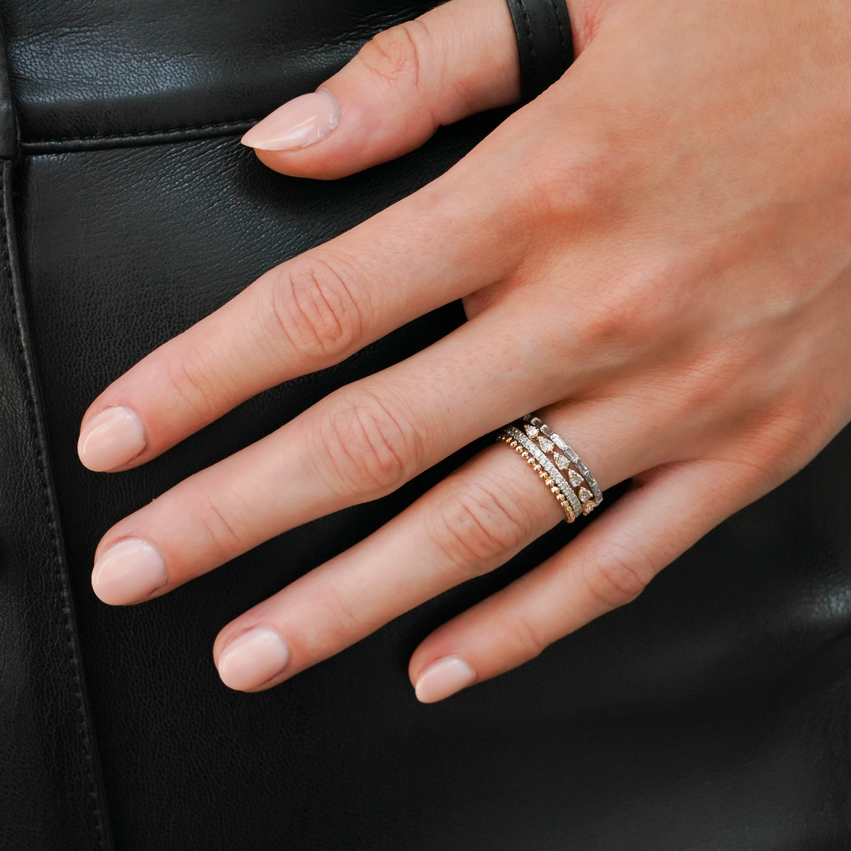 Poppy Rae Diamond Pebble Ring