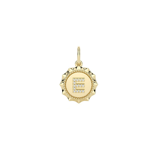 Reese Brooklyn Scalloped Initial Charm