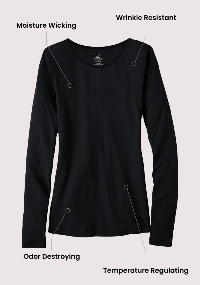 Remi Long Sleeve T-Shirt - Black