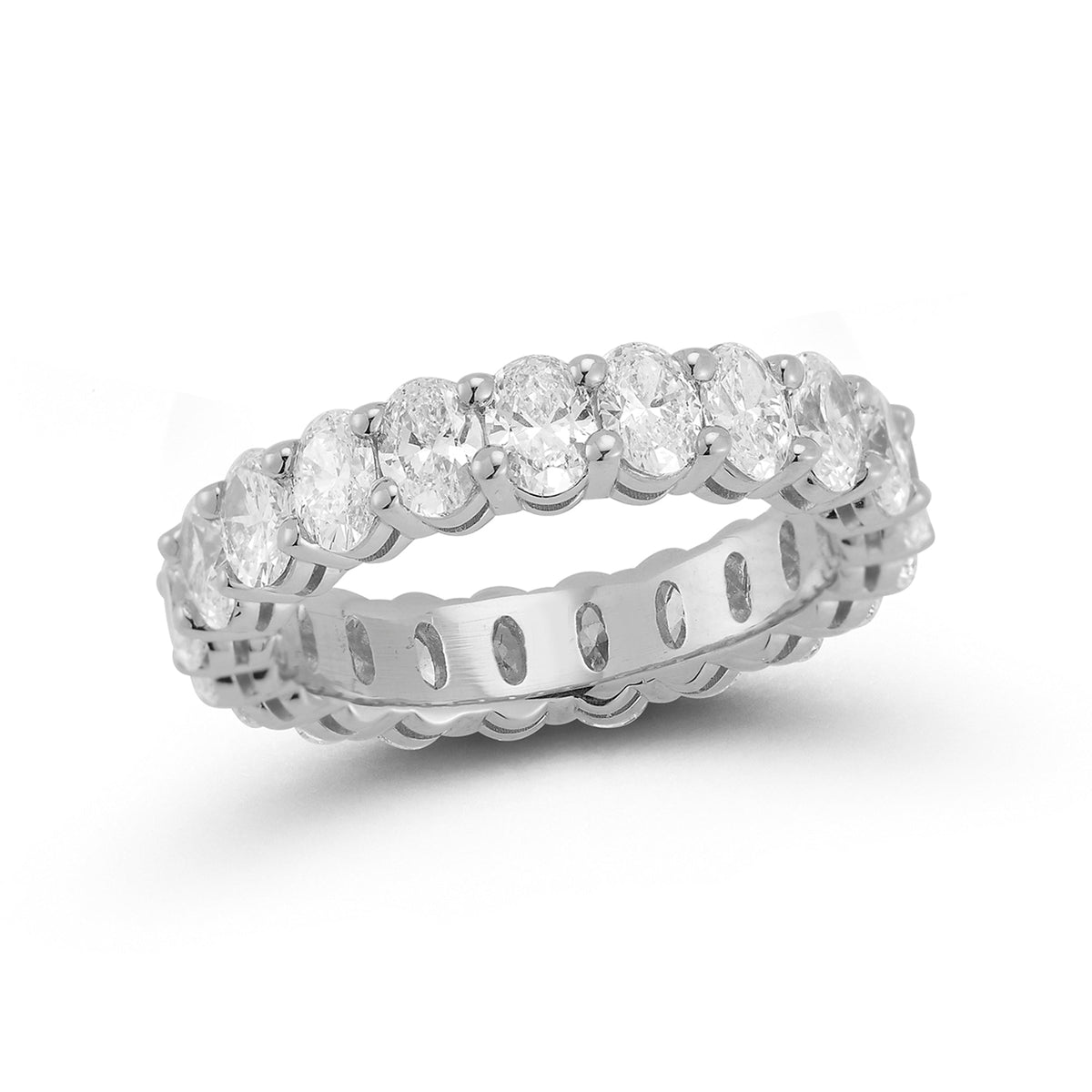 DRD 0.16 Ct. Oval Diamond Eternity Ring