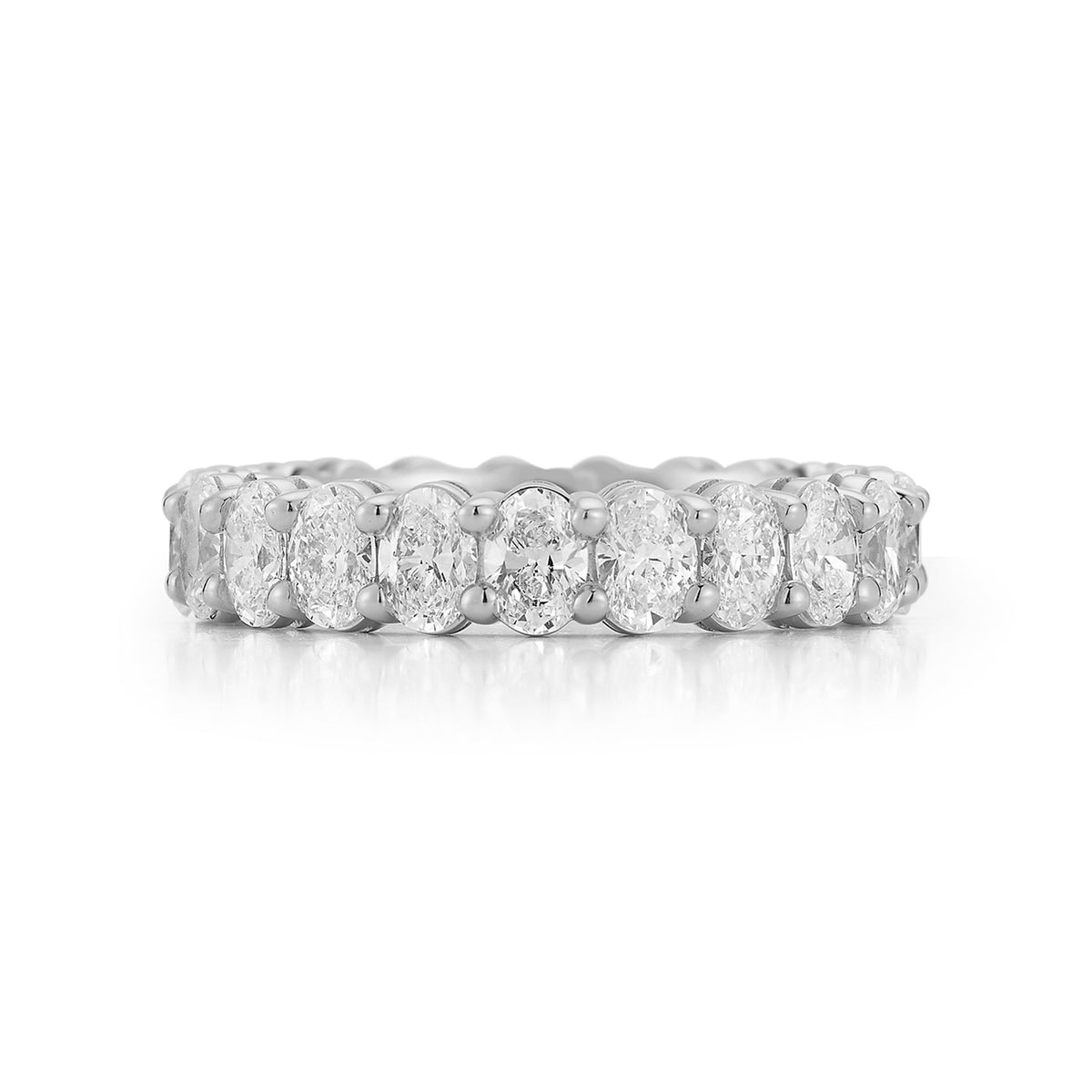 DRD 0.16 Ct. Oval Diamond Eternity Ring