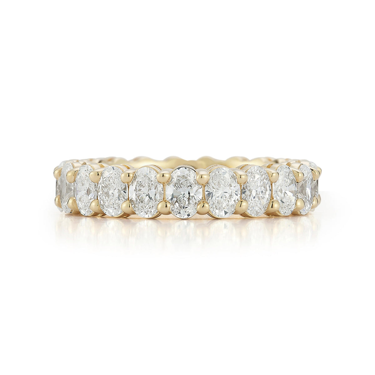 DRD 0.16 Ct. Oval Diamond Eternity Ring