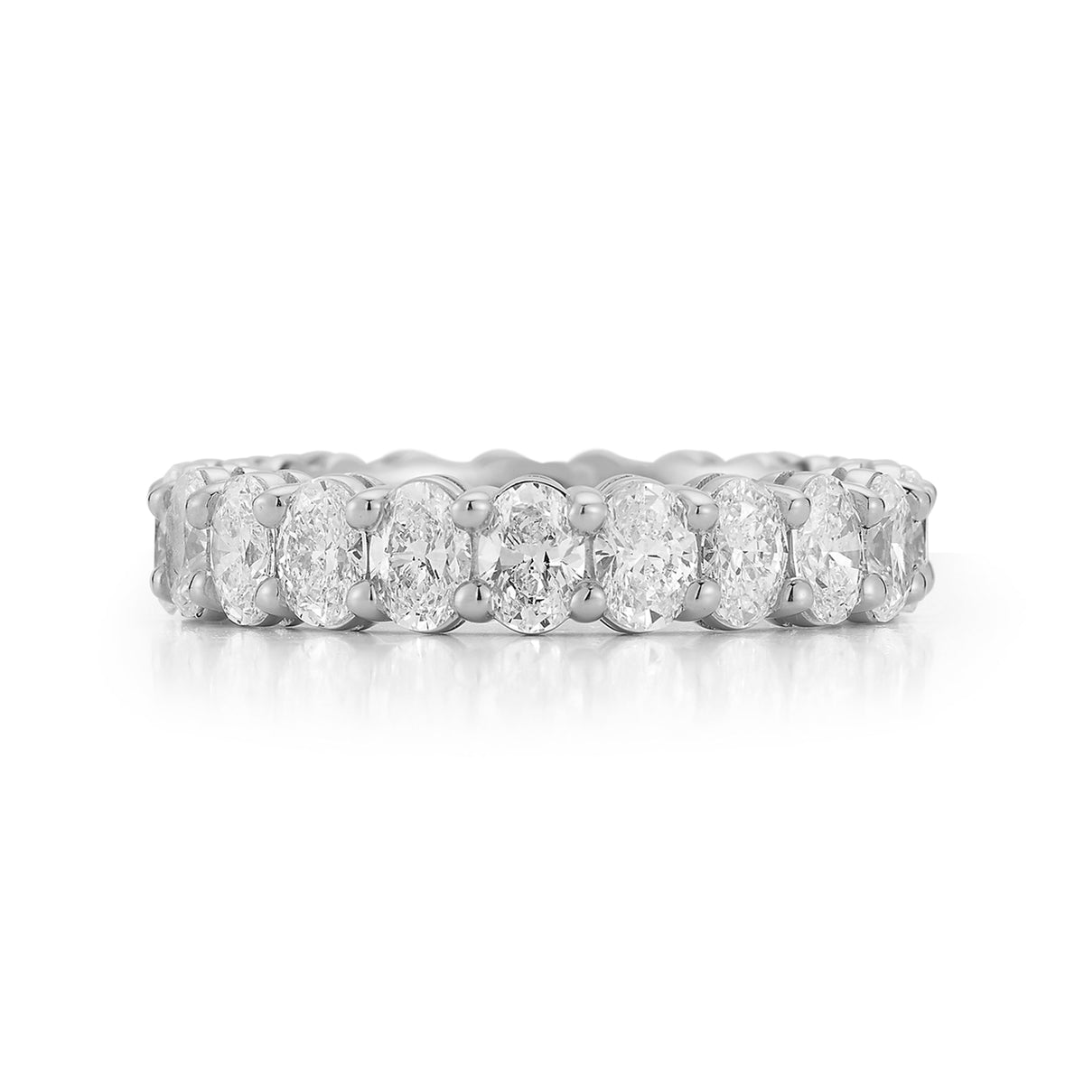 DRD 0.20 Ct. Oval Diamond Eternity Ring