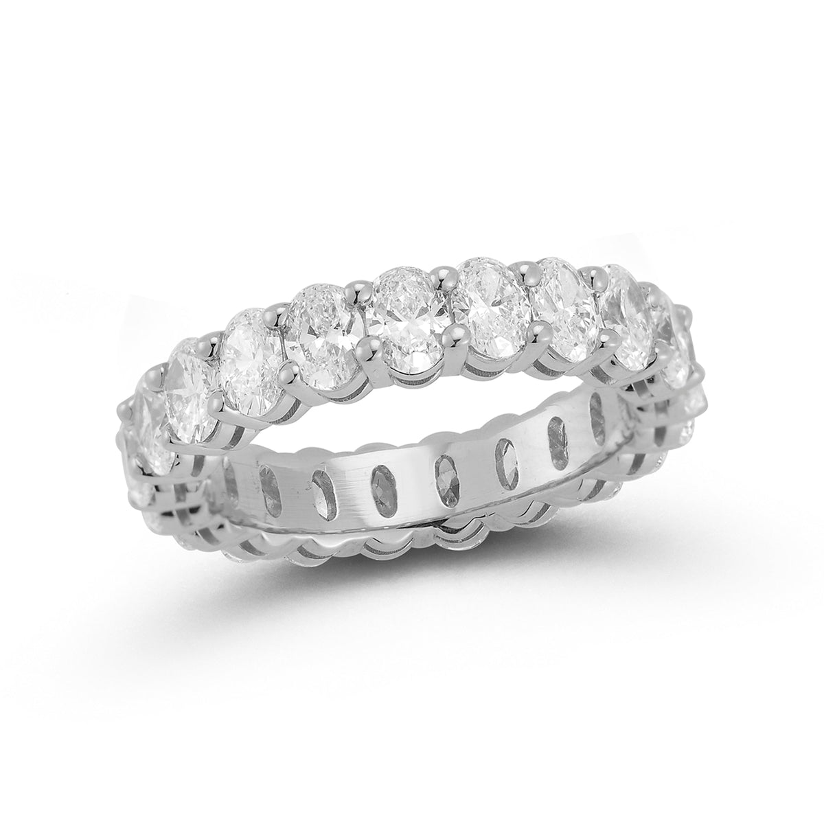 DRD 0.20 Ct. Oval Diamond Eternity Ring