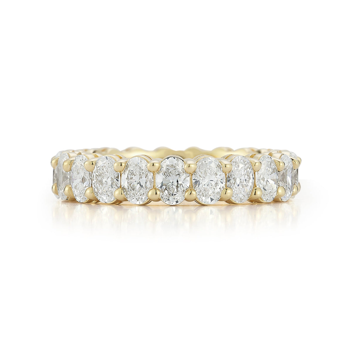 DRD 0.20 Ct. Oval Diamond Eternity Ring
