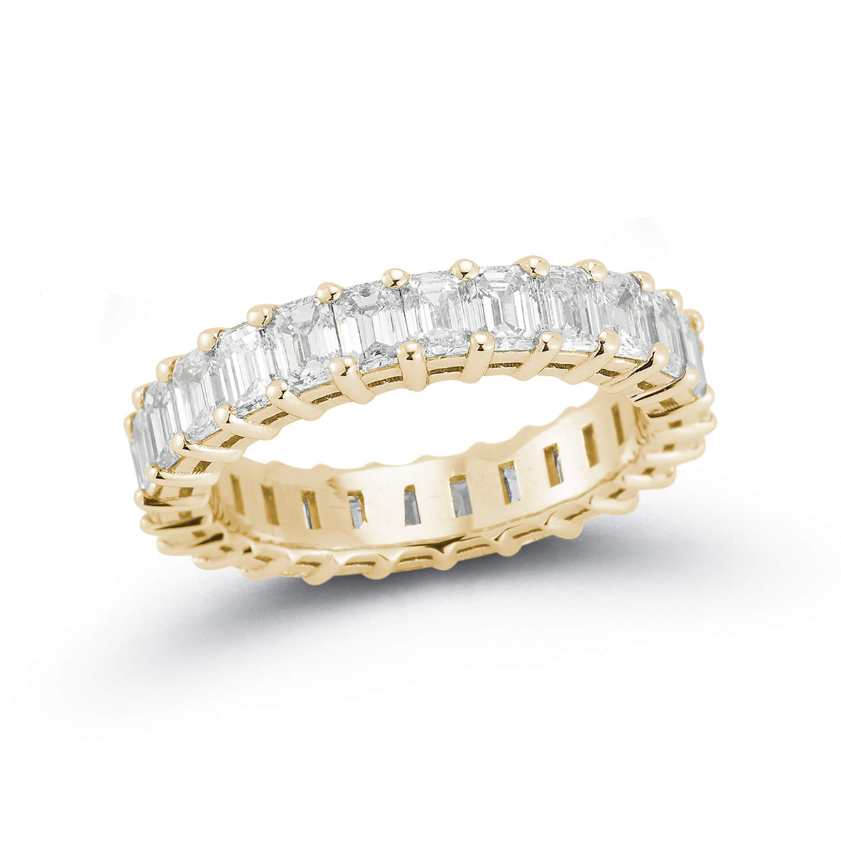 DRD 0.15 Ct. Emerald Cut Diamond Eternity Ring