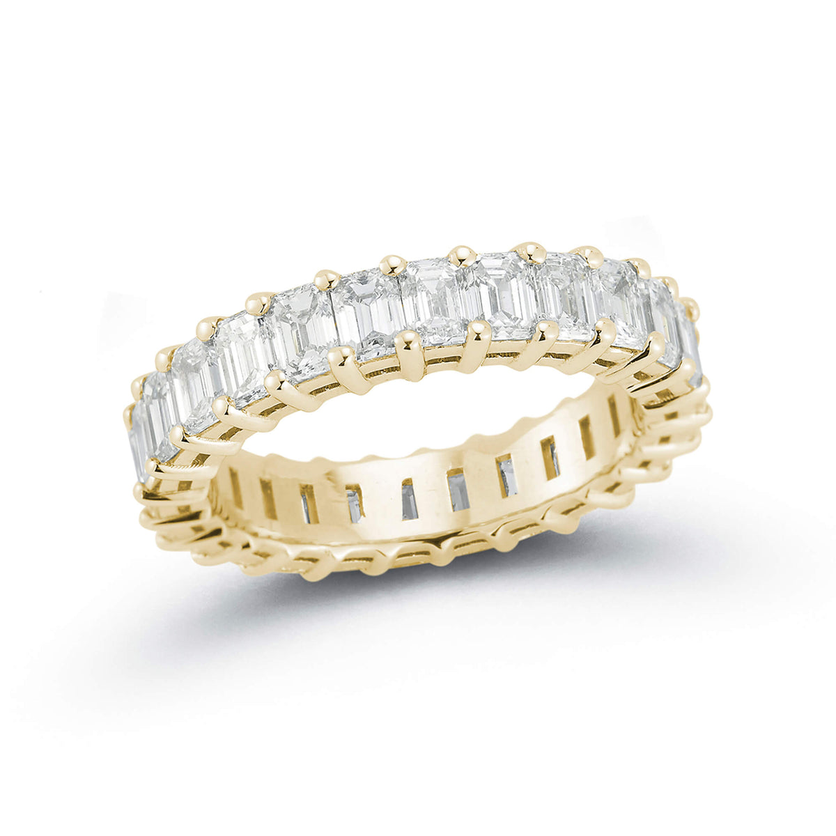 DRD 0.20 Ct. Emerald Cut Diamond Eternity Ring