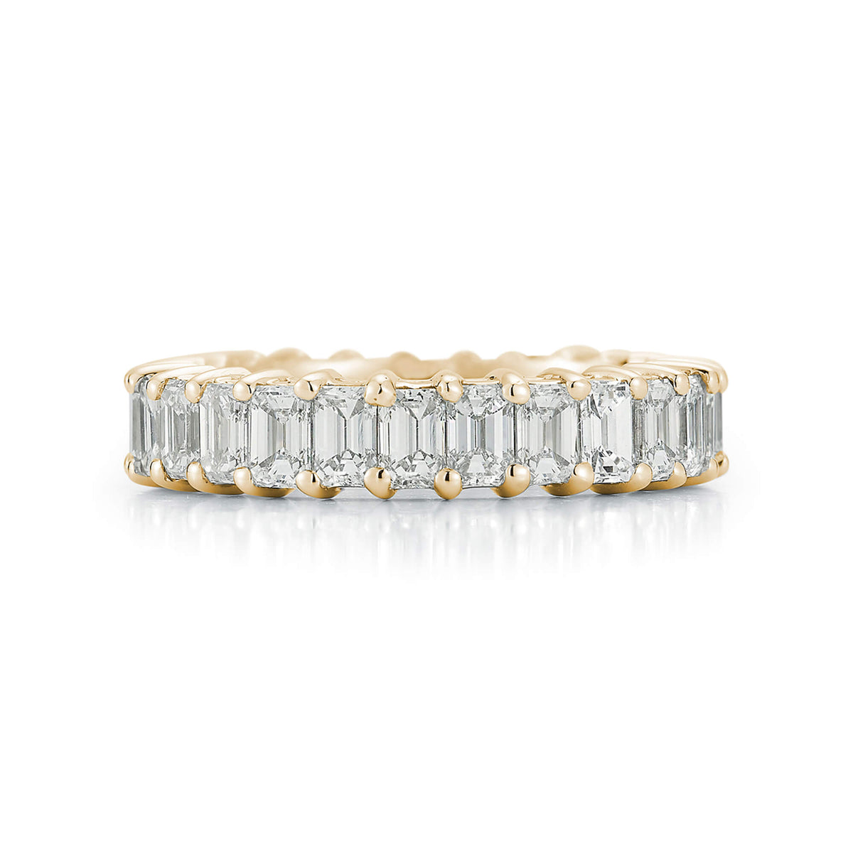 DRD 0.20 Ct. Emerald Cut Diamond Eternity Ring