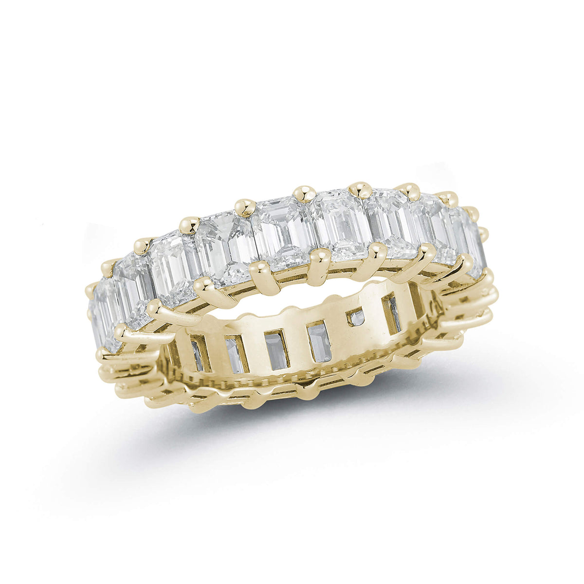 DRD 0.25 Ct. Emerald Cut Diamond Eternity Ring