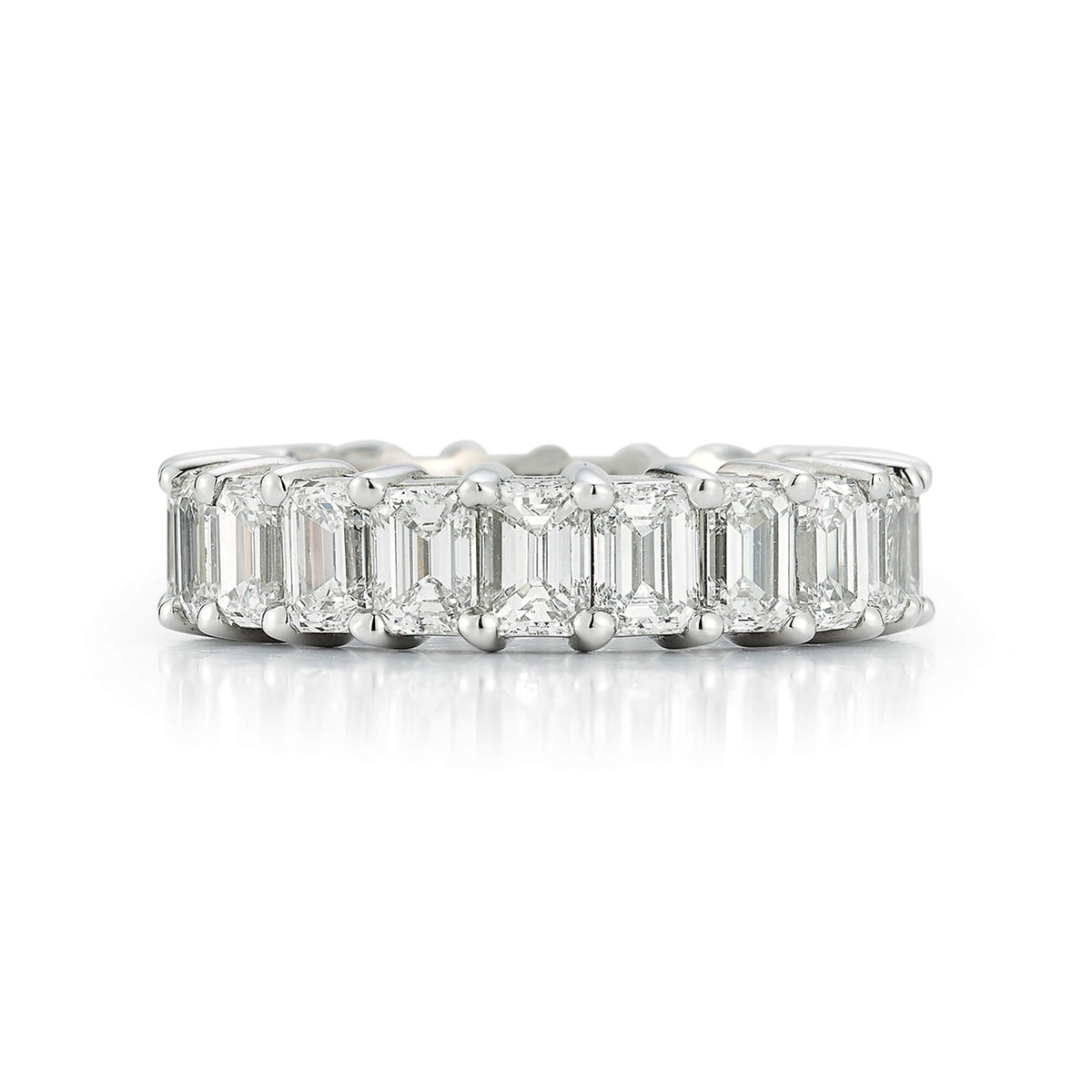DRD 0.30 Ct. Emerald Cut Diamond Eternity Ring