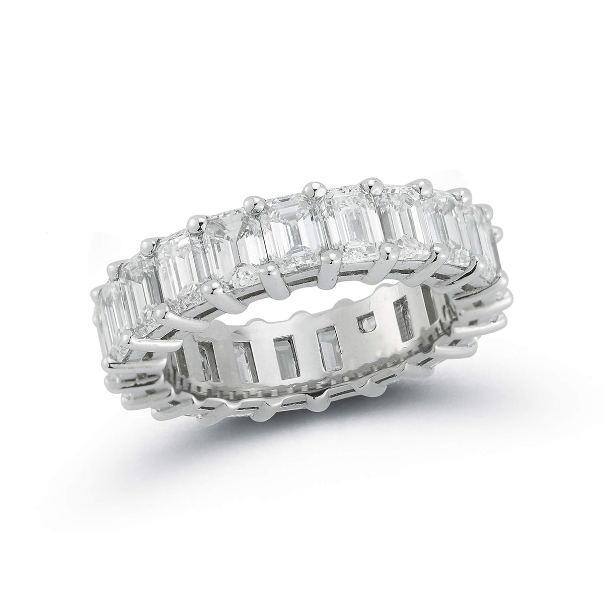 DRD 0.30 Ct. Emerald Cut Diamond Eternity Ring