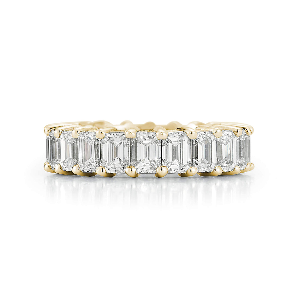 DRD 0.30 Ct. Emerald Cut Diamond Eternity Ring