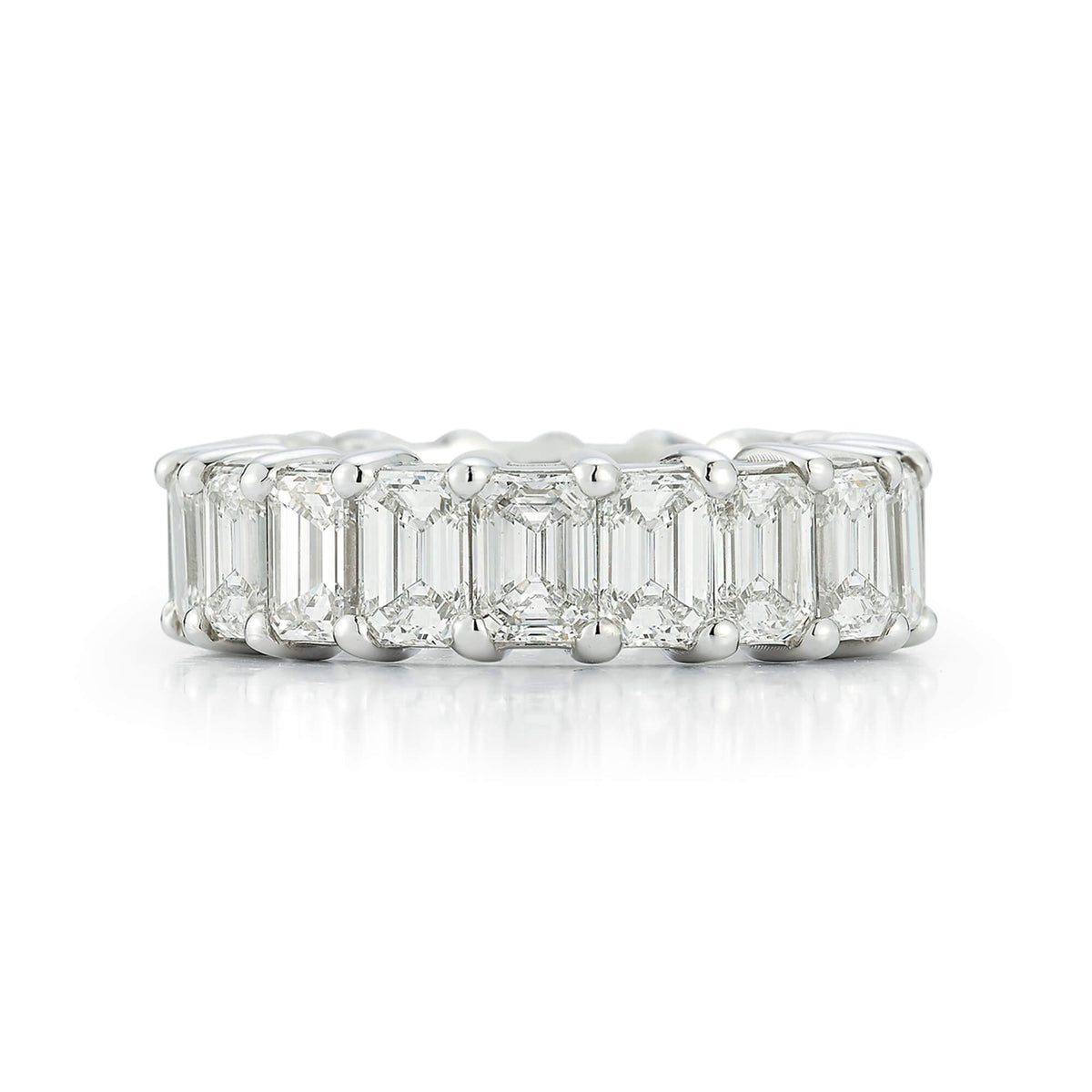 DRD 0.40 Ct. Emerald Cut Diamond Eternity Ring