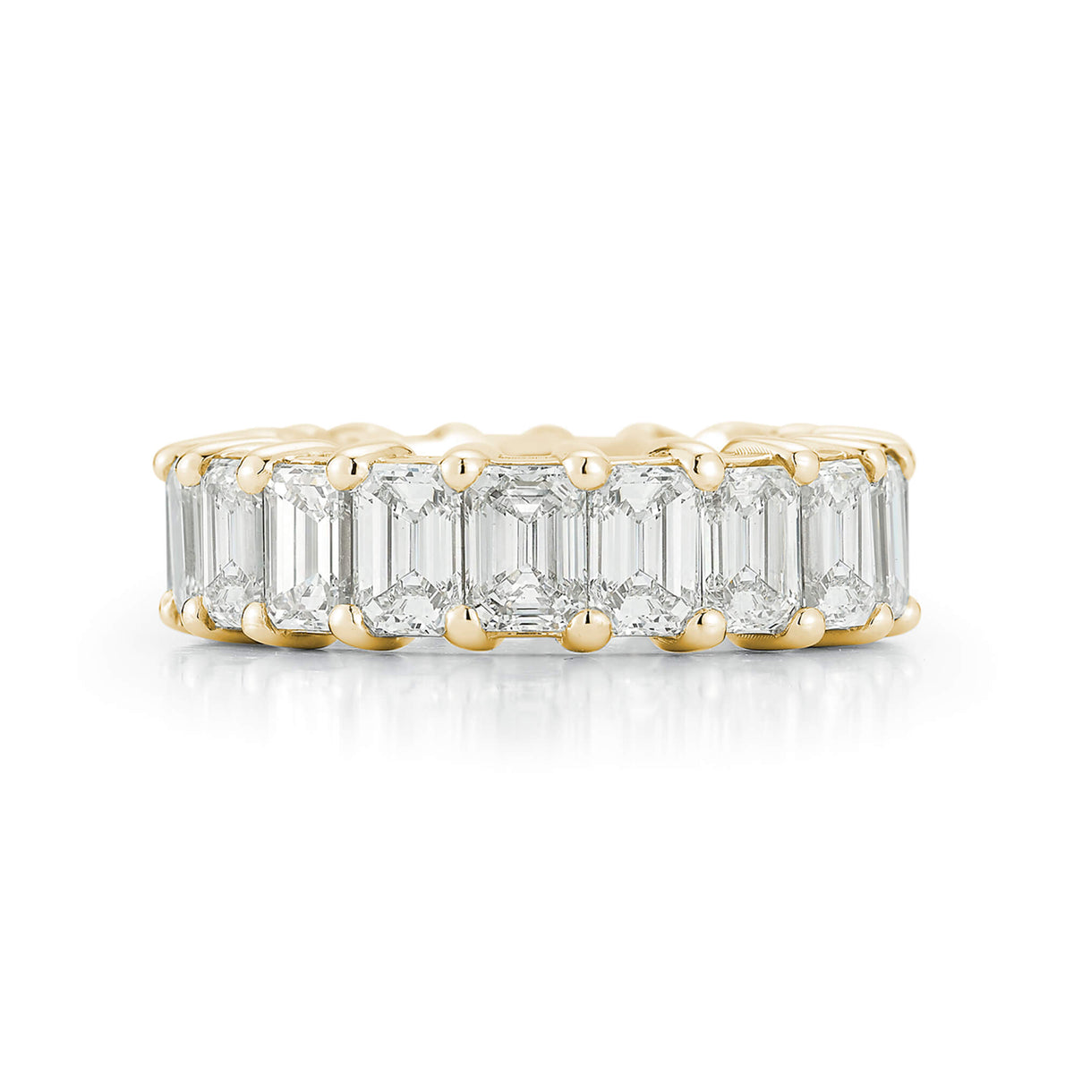 DRD 0.40 Ct. Emerald Cut Diamond Eternity Ring