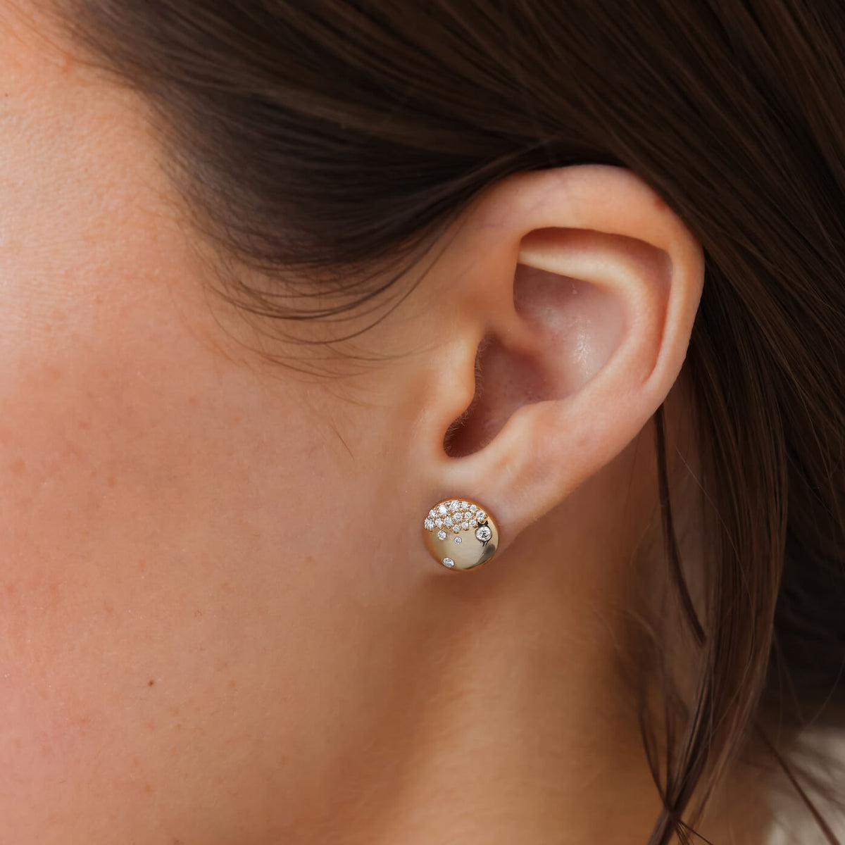 Cynthia Rose Disc Studs